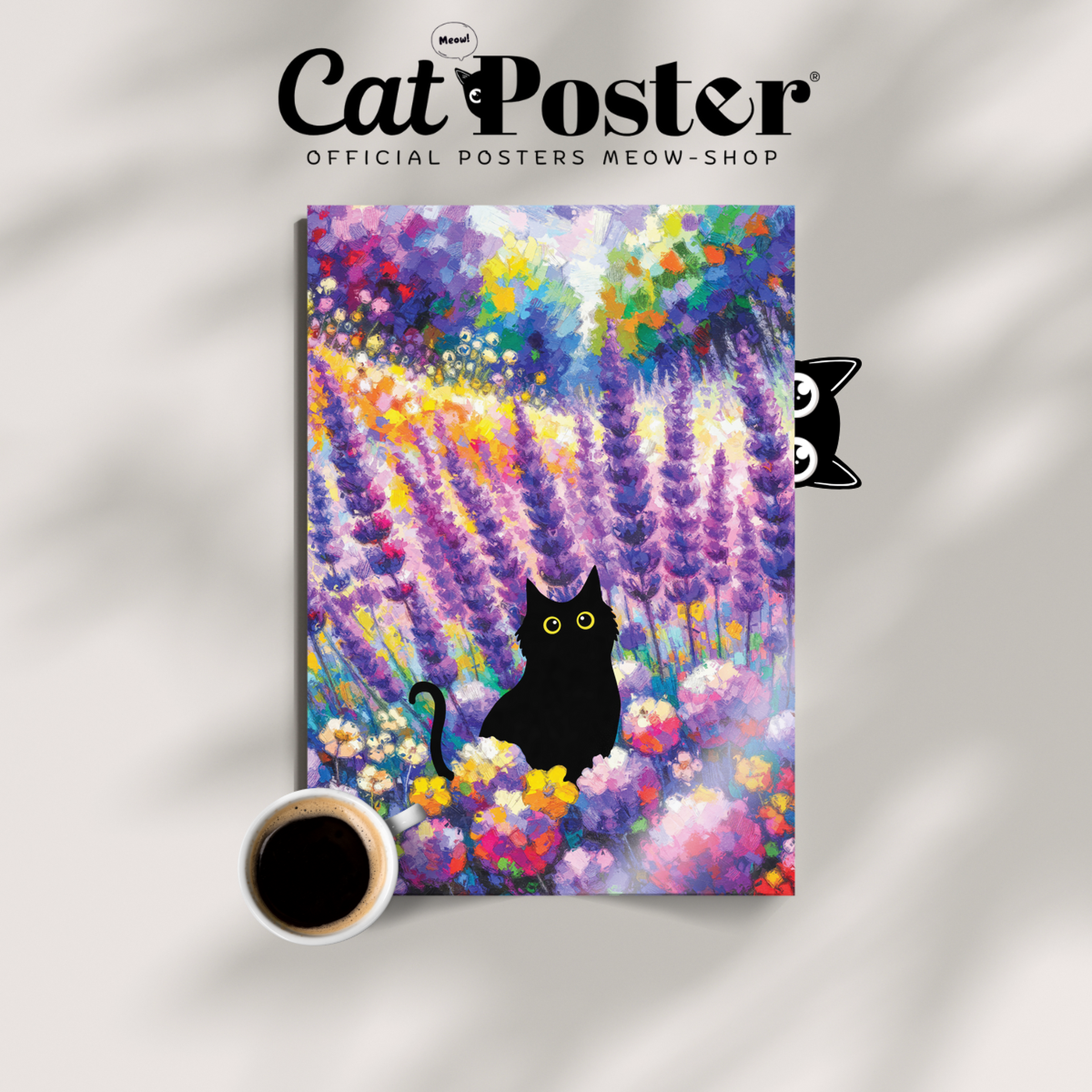 Cat In Lavender X Monet