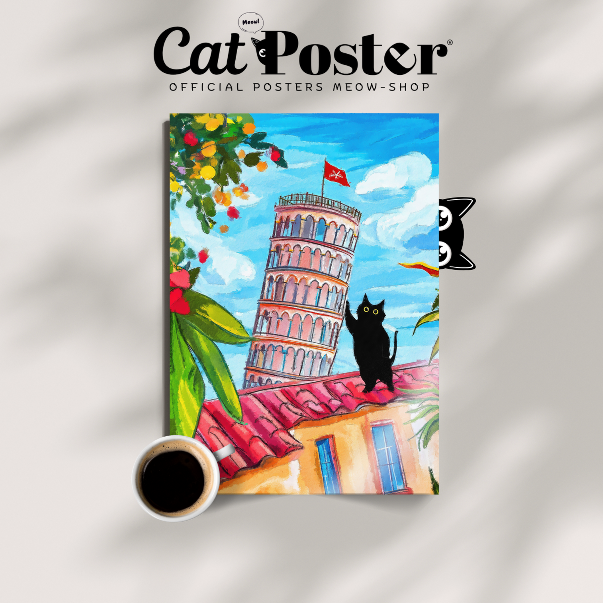 Cat In Pise Italy