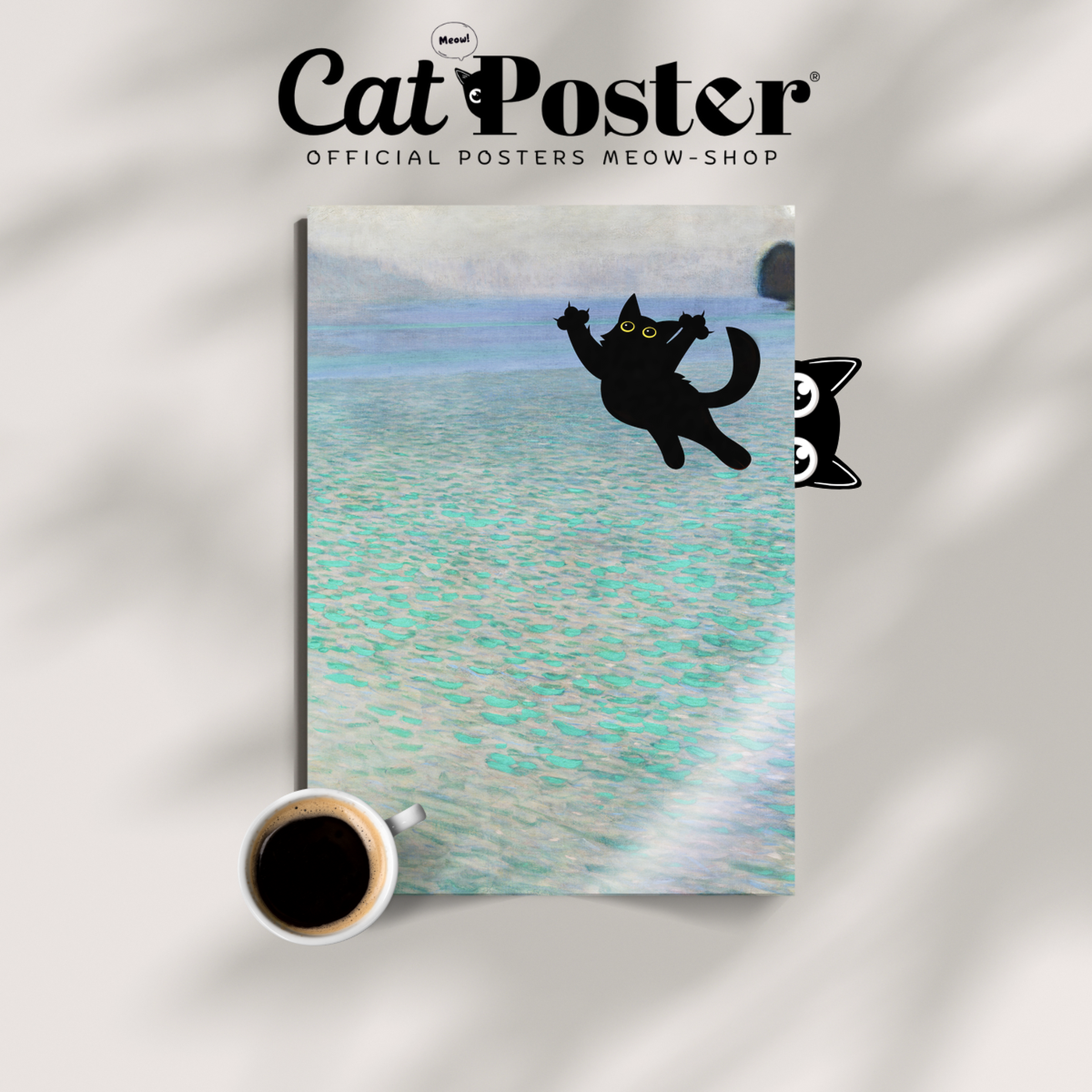 Cat Jump X Klimt Attersee
