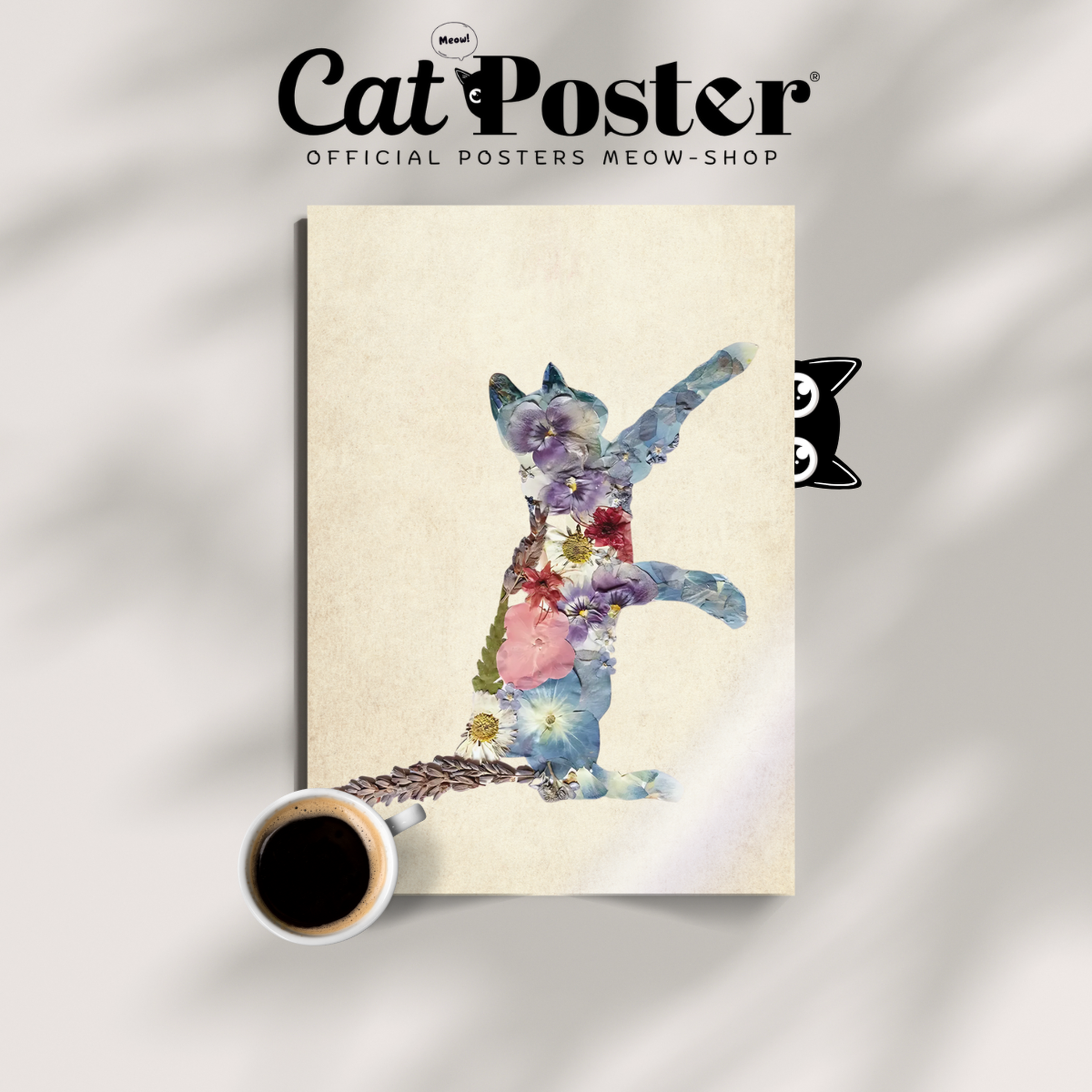 Cat Nature Flower 1 6