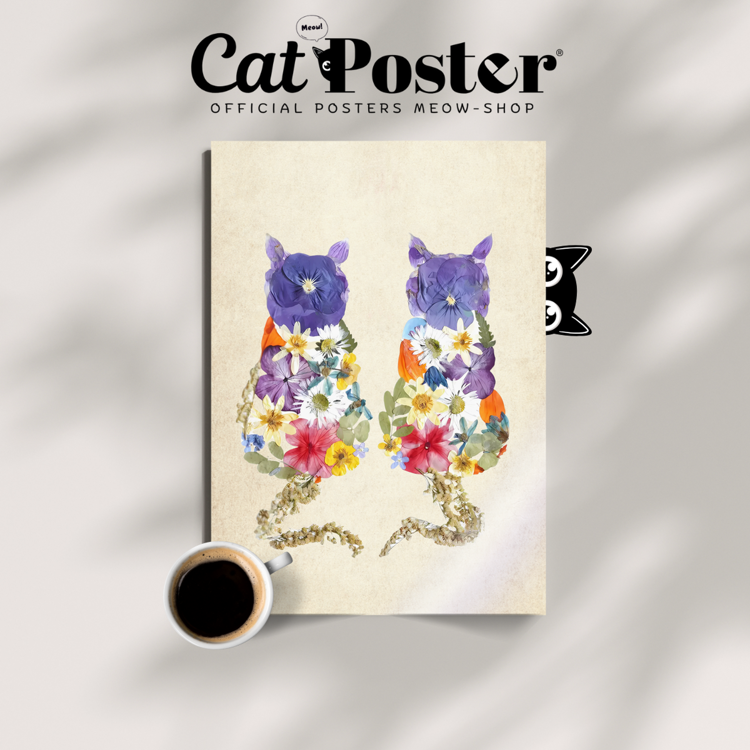 Cat Nature Flower 3 6