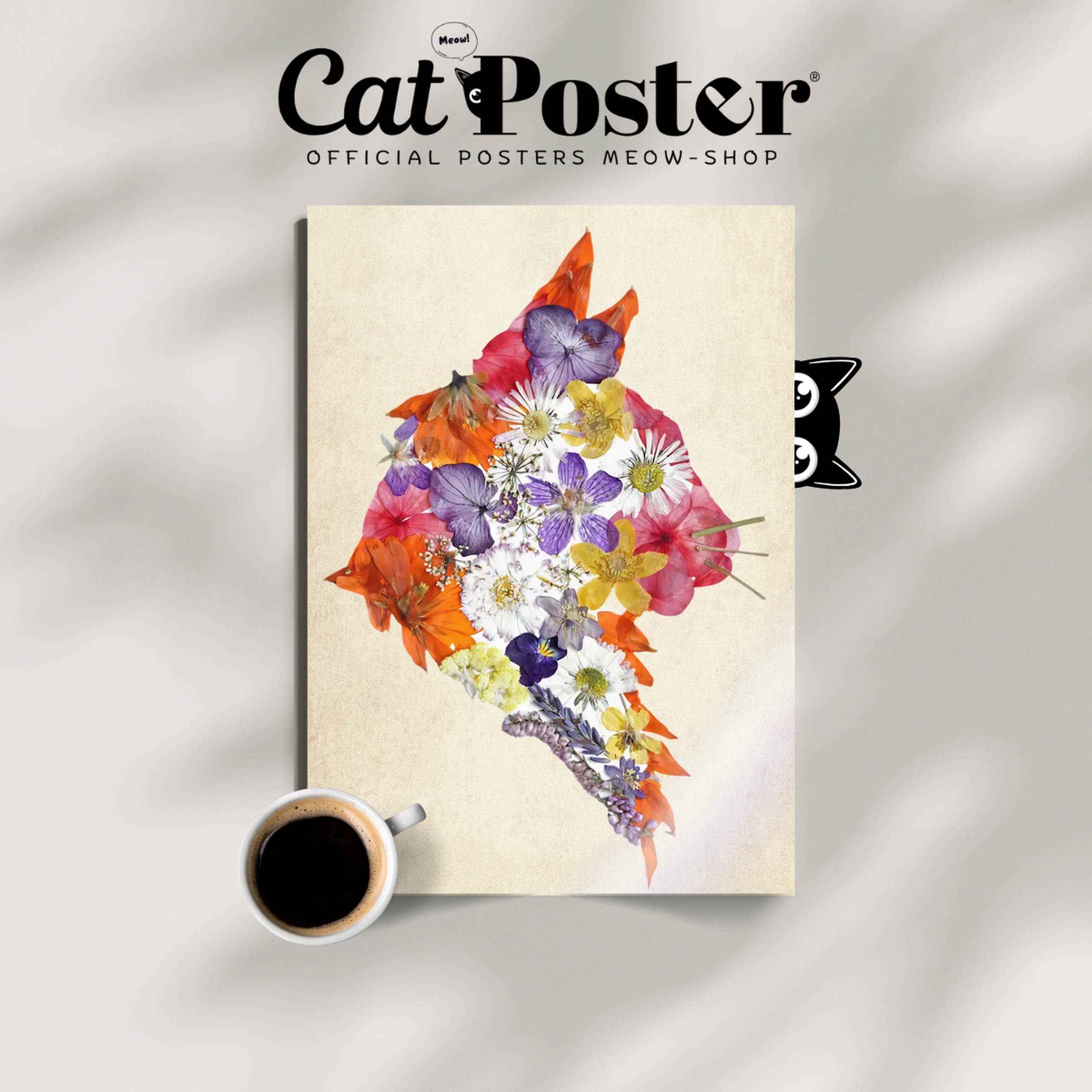 Cat Nature Flower 5 6