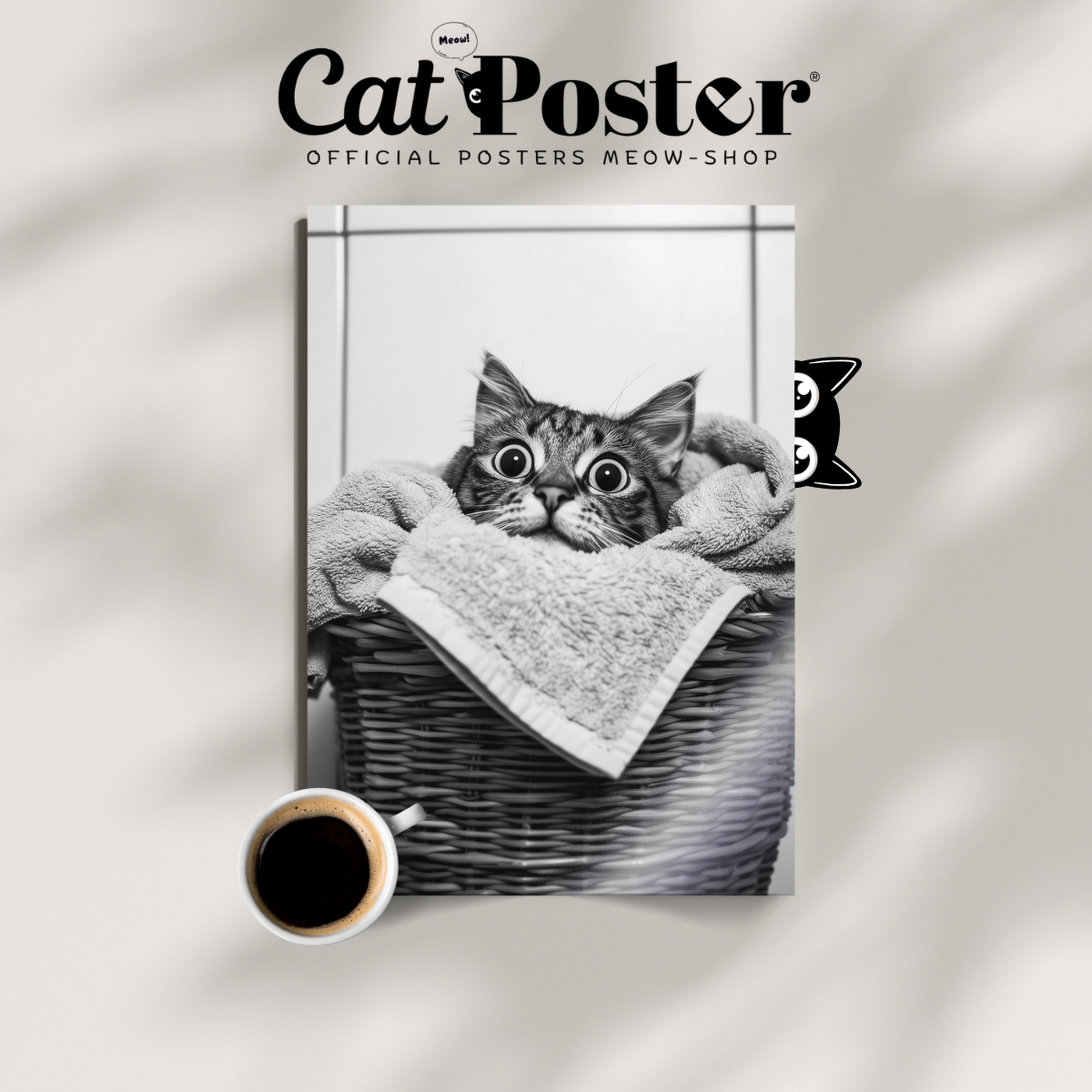 Cozy Cat Basket Eyes