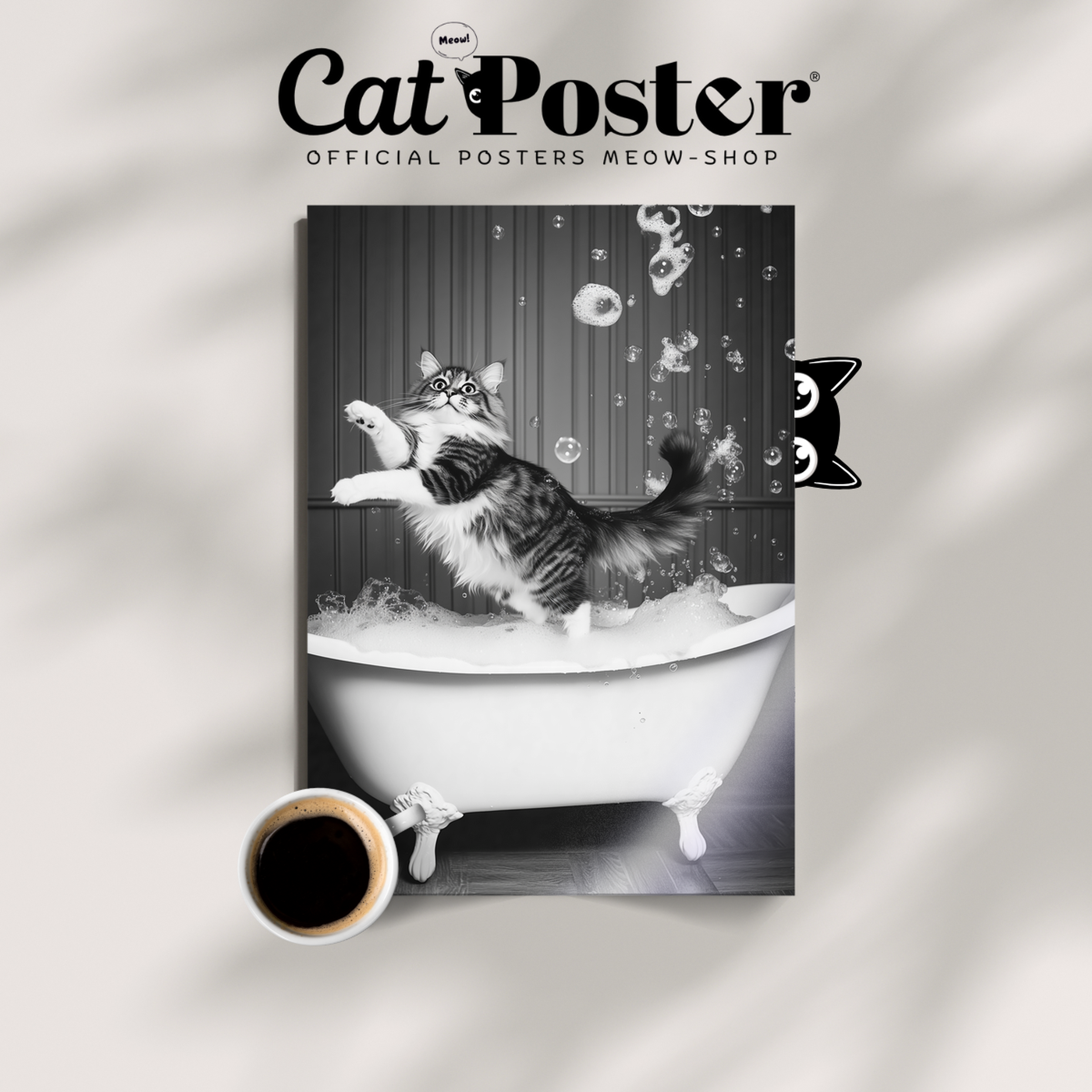 Cozy Cat Bathtub Dance