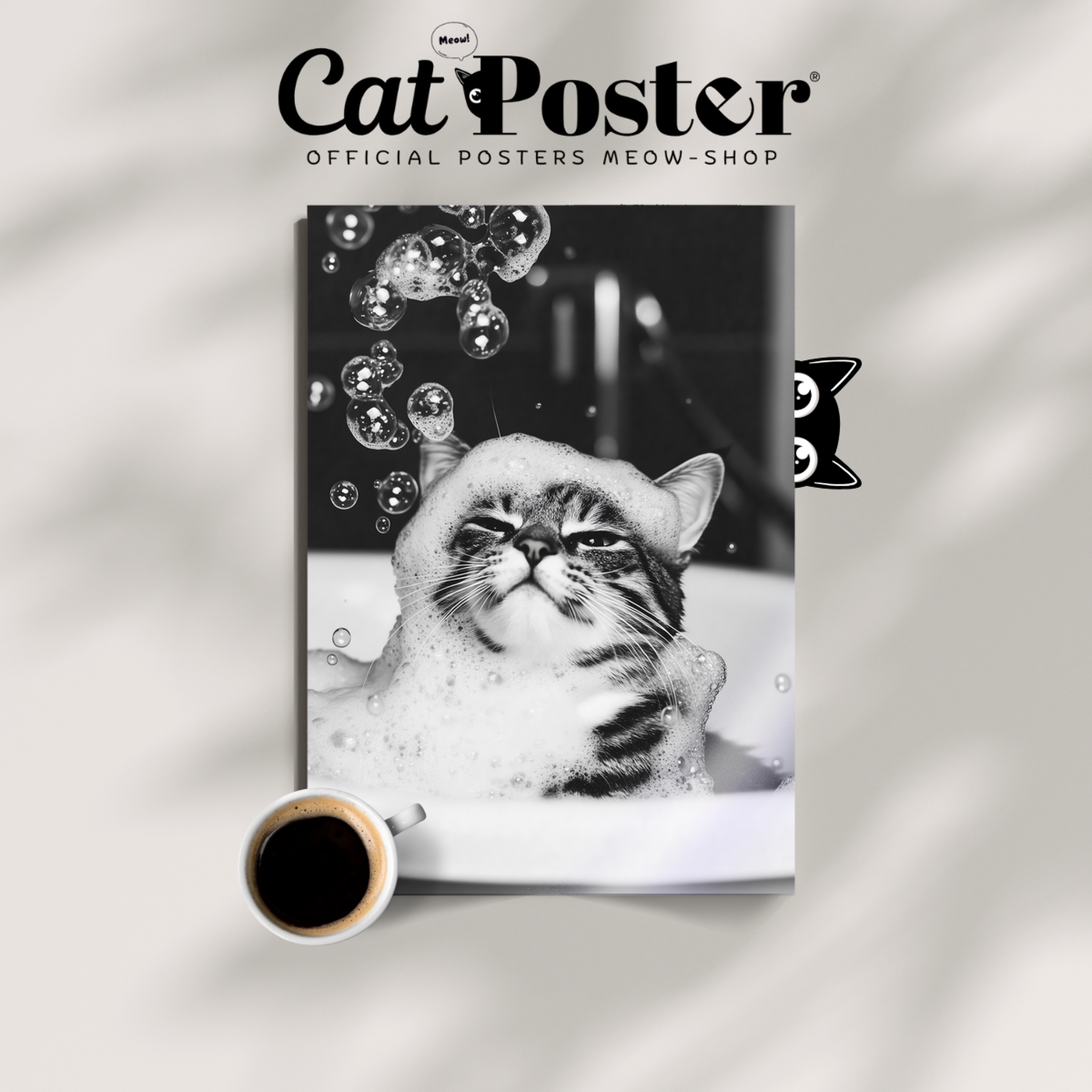 Cozy Cat Bubble Bliss