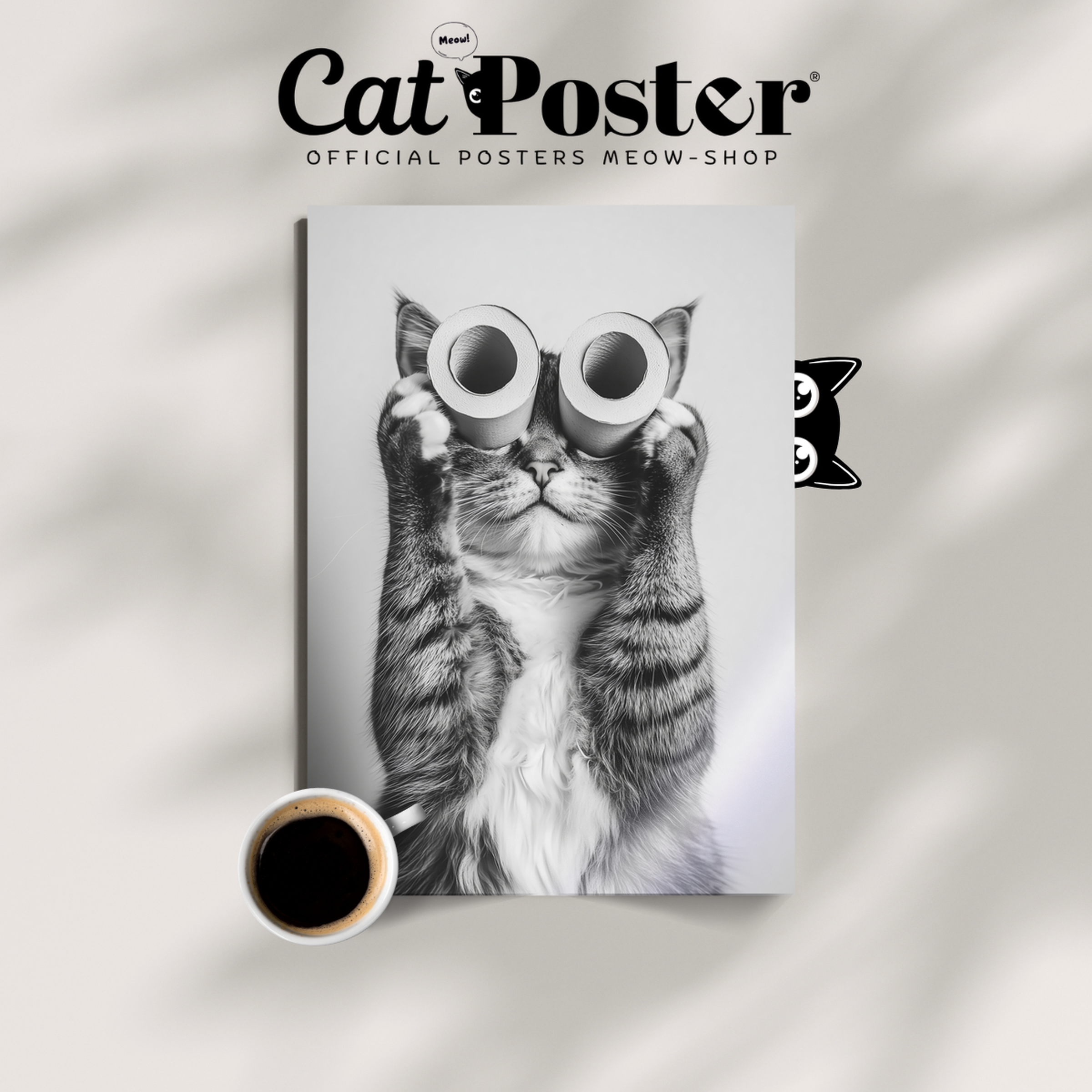 Cozy Cat Paper Binoculars