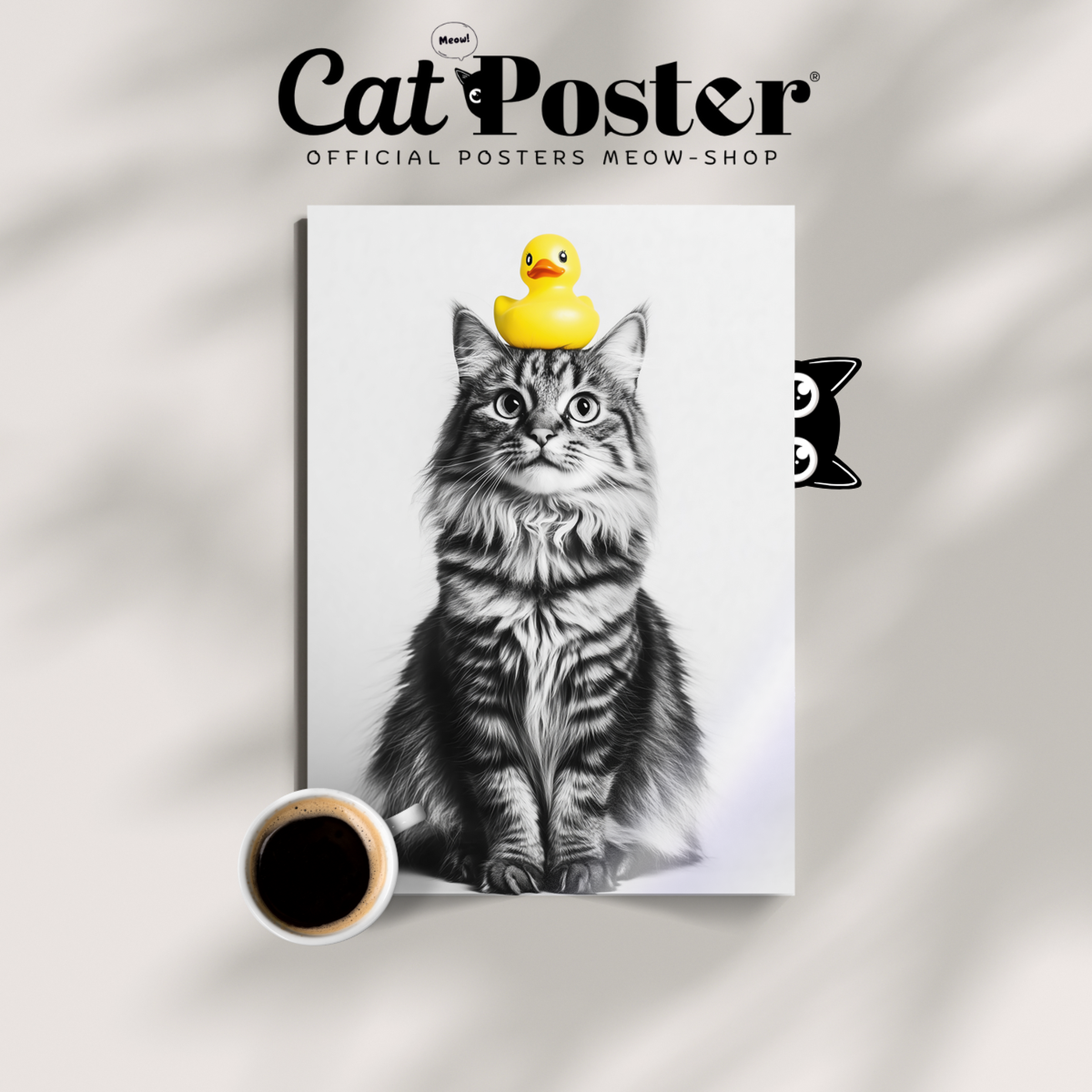 Cozy Cat Rubber Duck