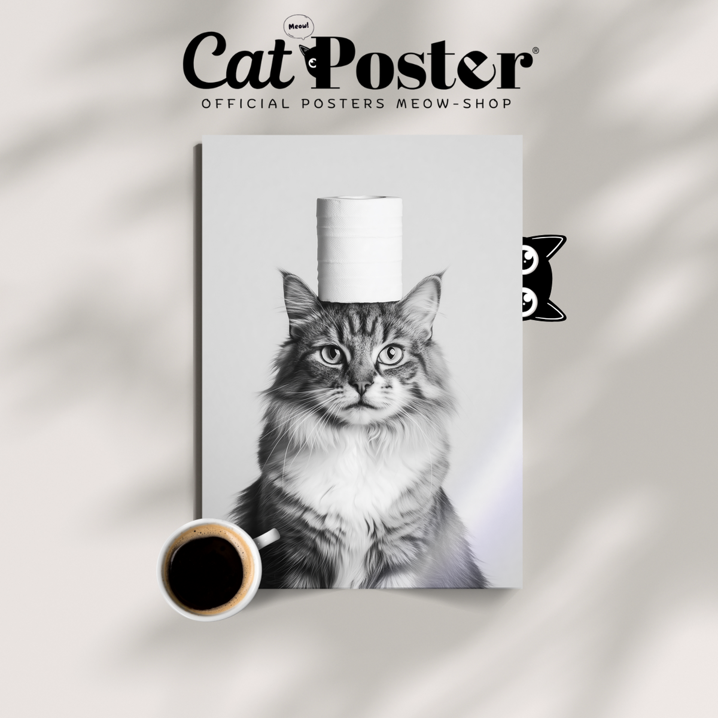 Cozy Cat Toilet Paper Crown 2