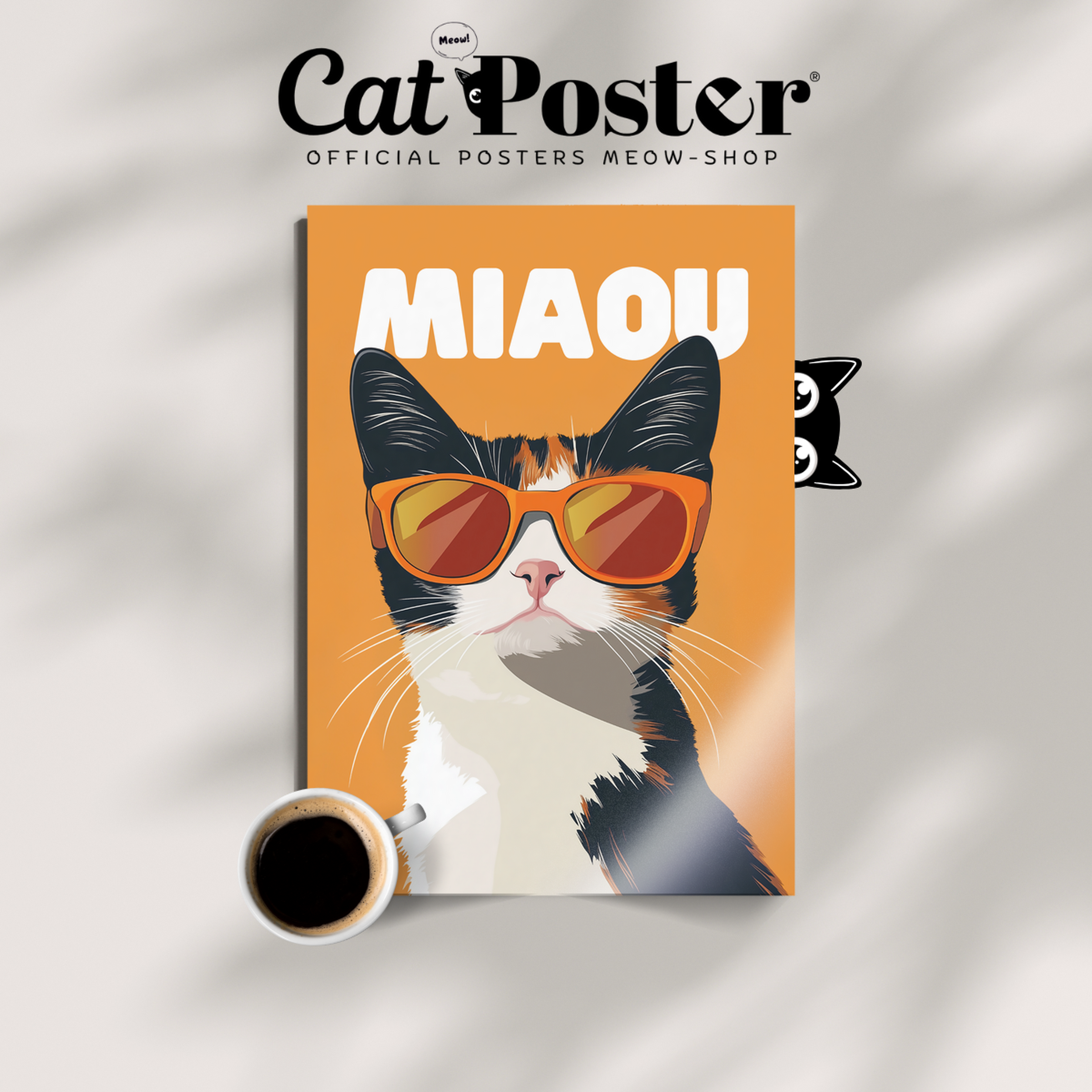 Groovy Cat Orange Miaou