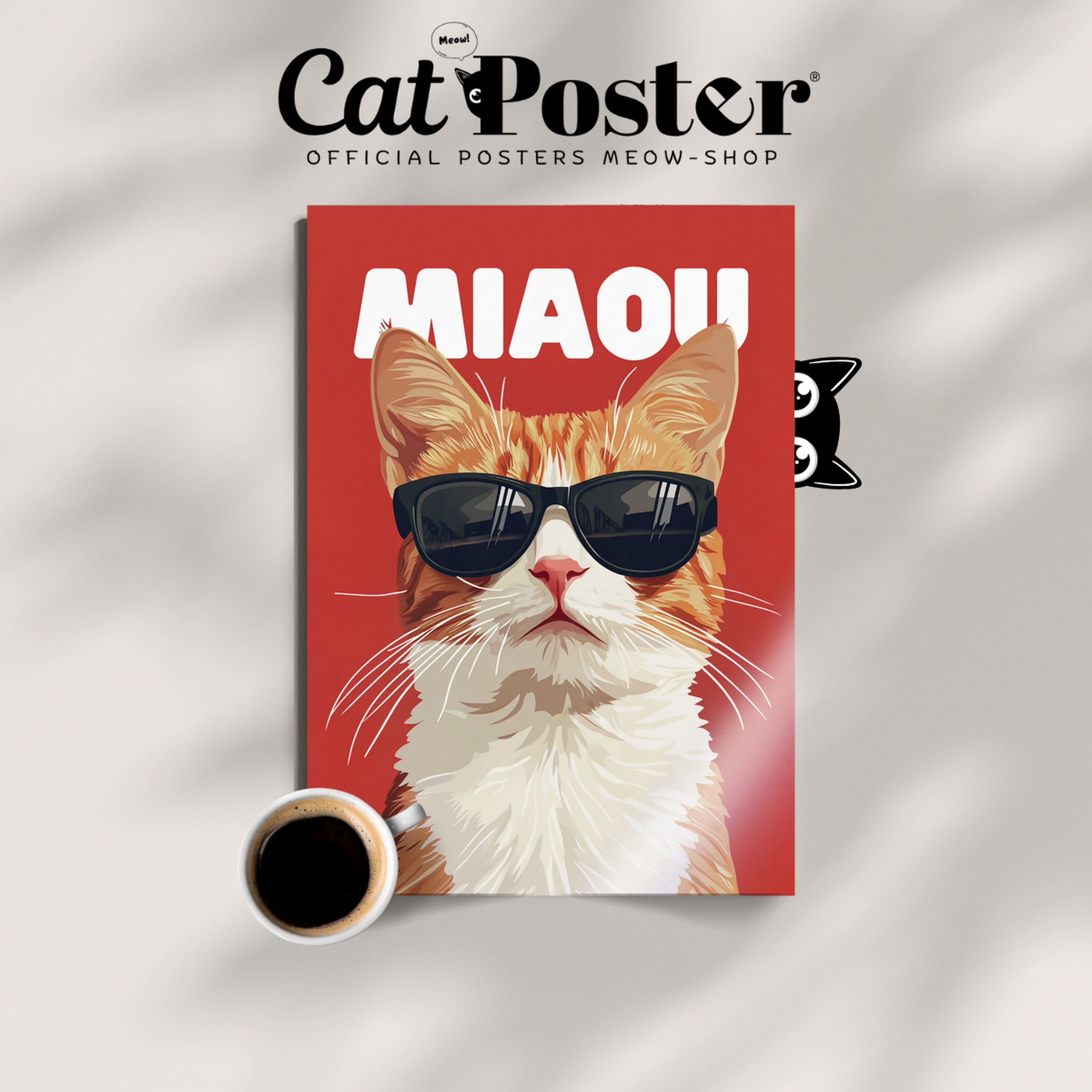 Groovy Cat Red Miaou