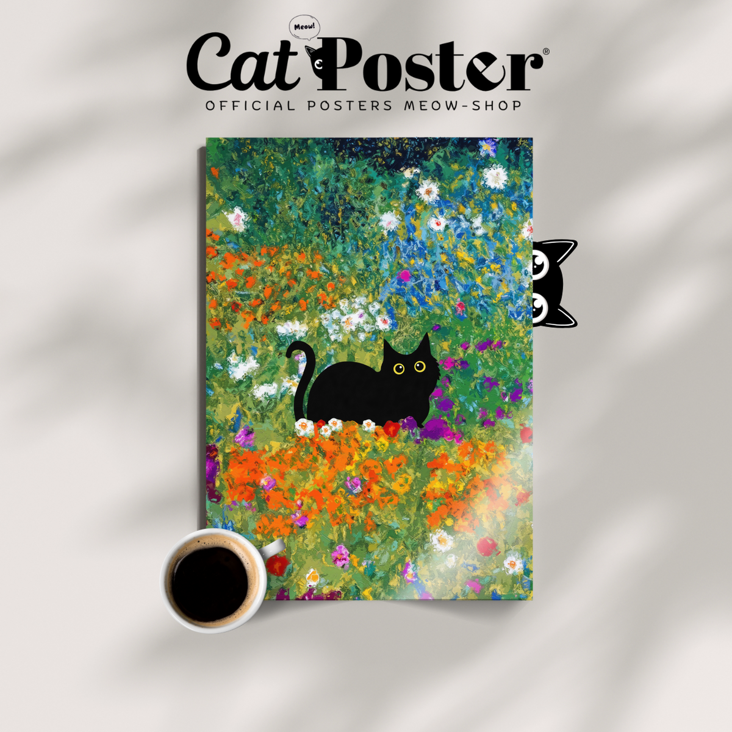 Klimt Cat Garden 1 3