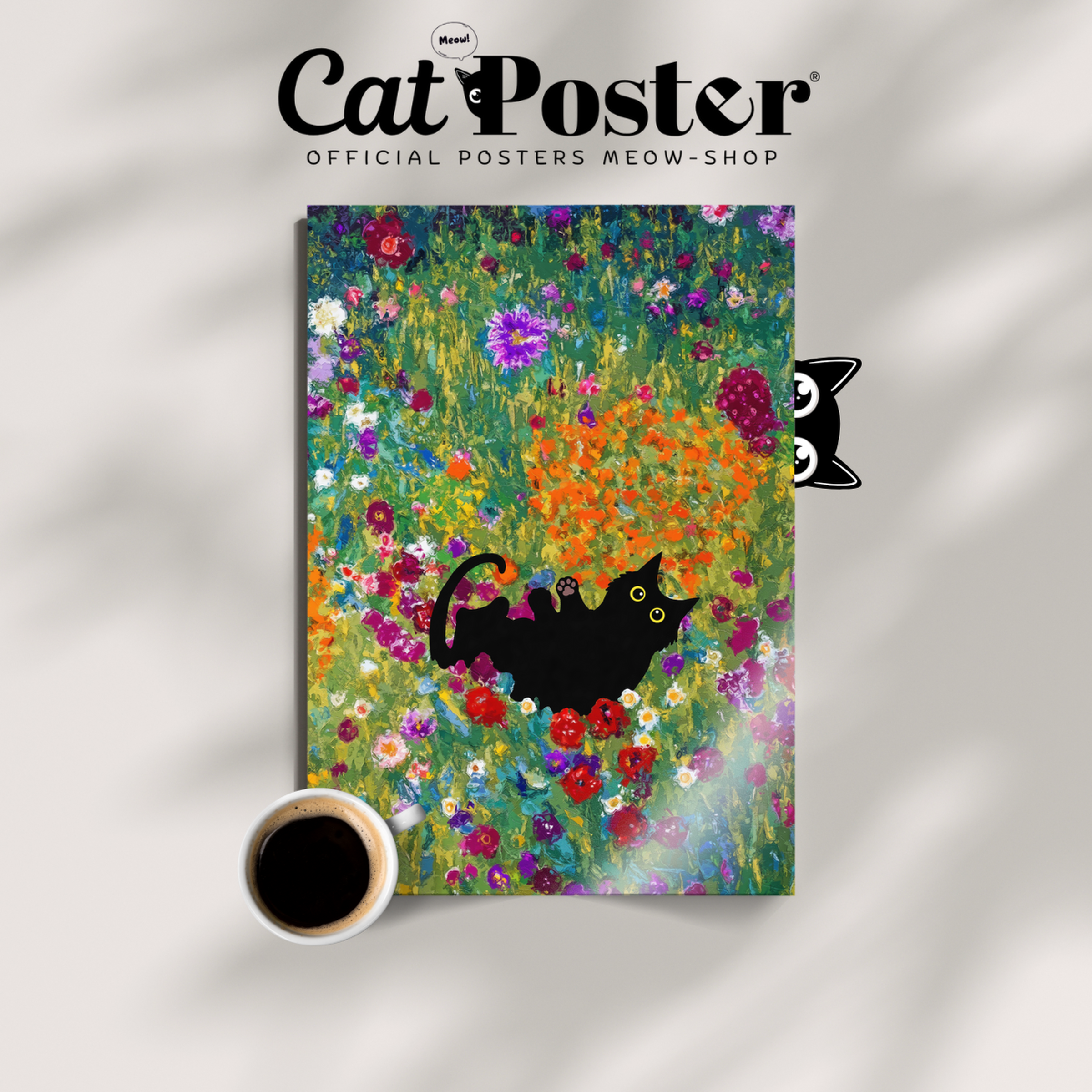 Klimt Cat Garden 2 3