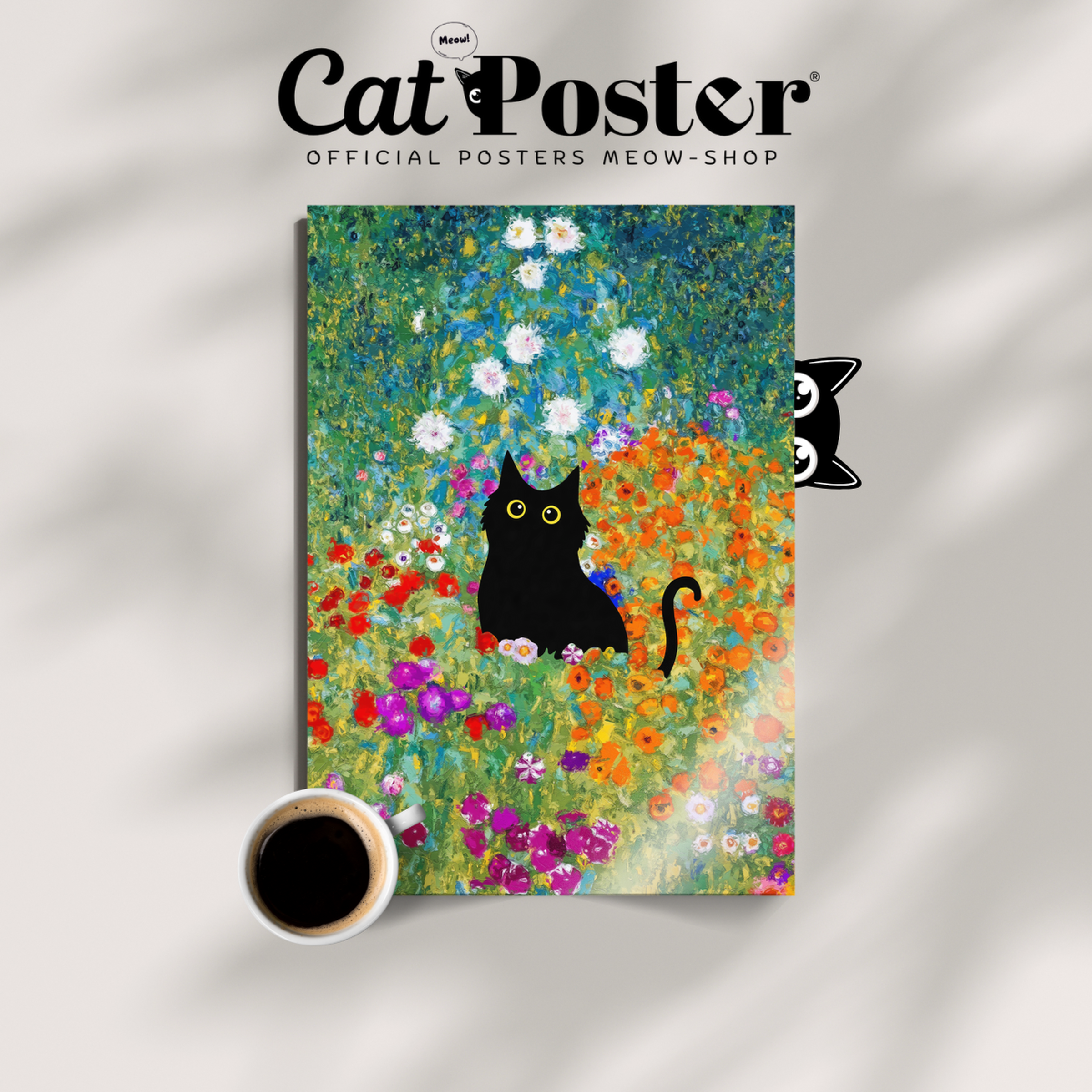 Klimt Cat Garden 3 3