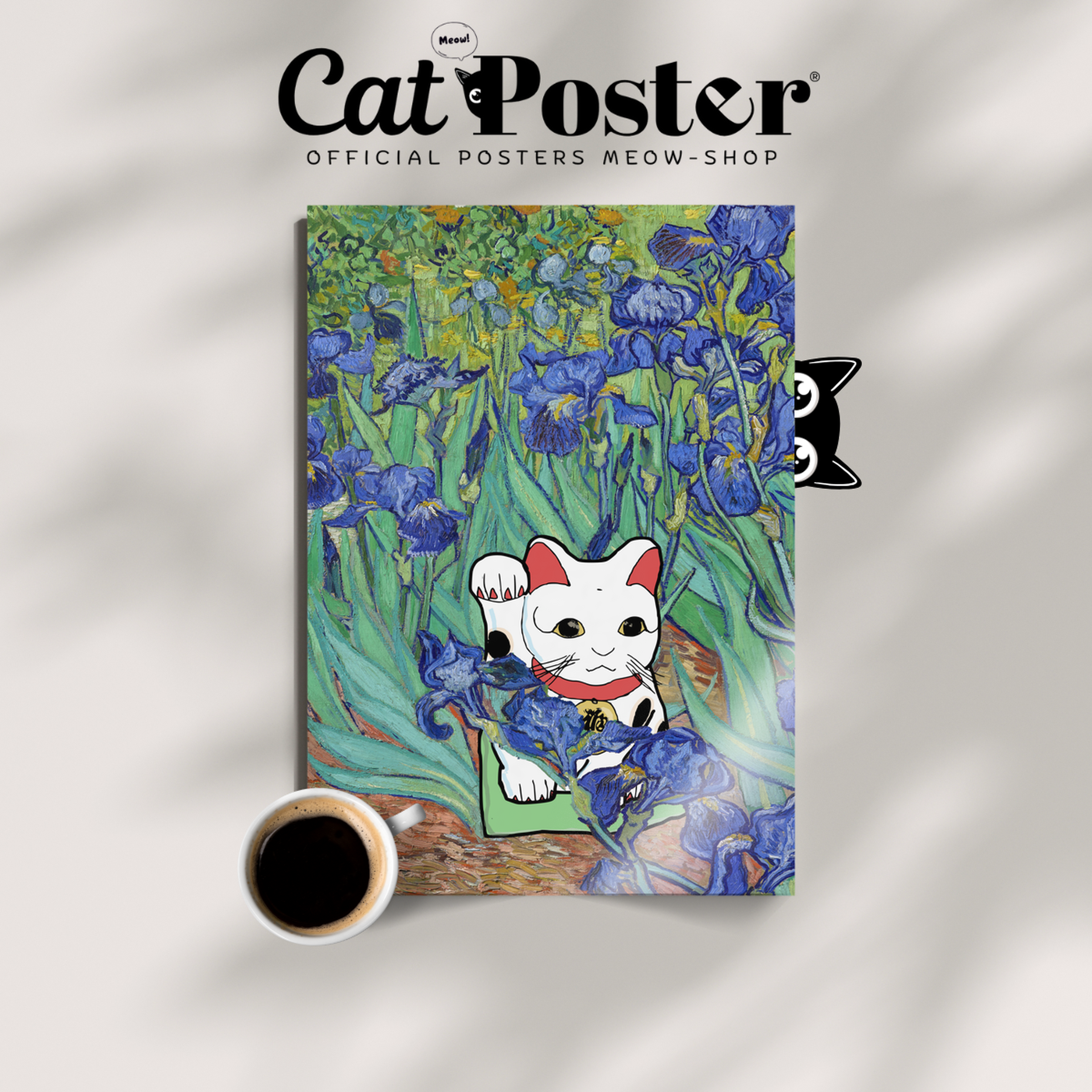 Maneki Neko X Van Gogh