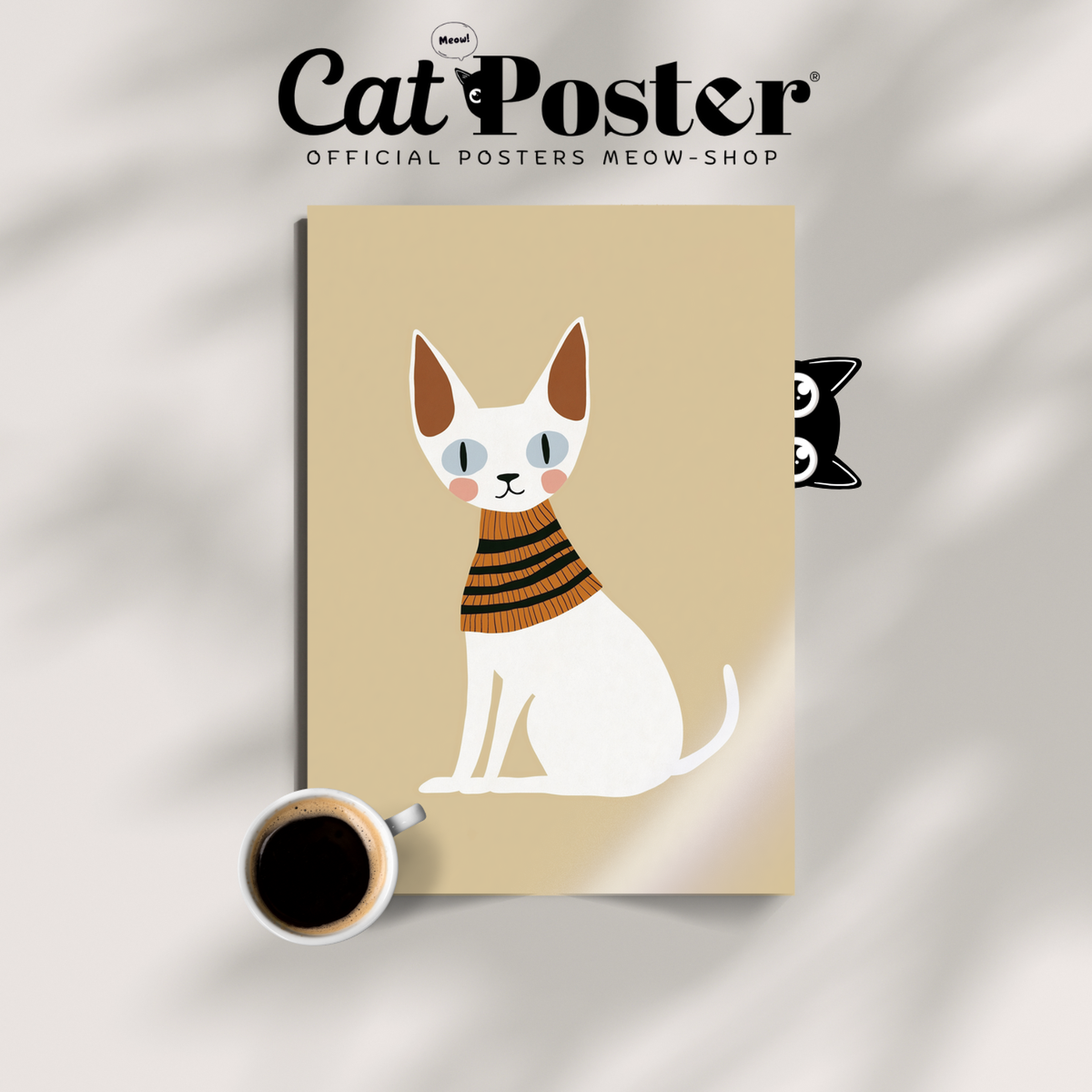 Pop Cat Cozy Sweater