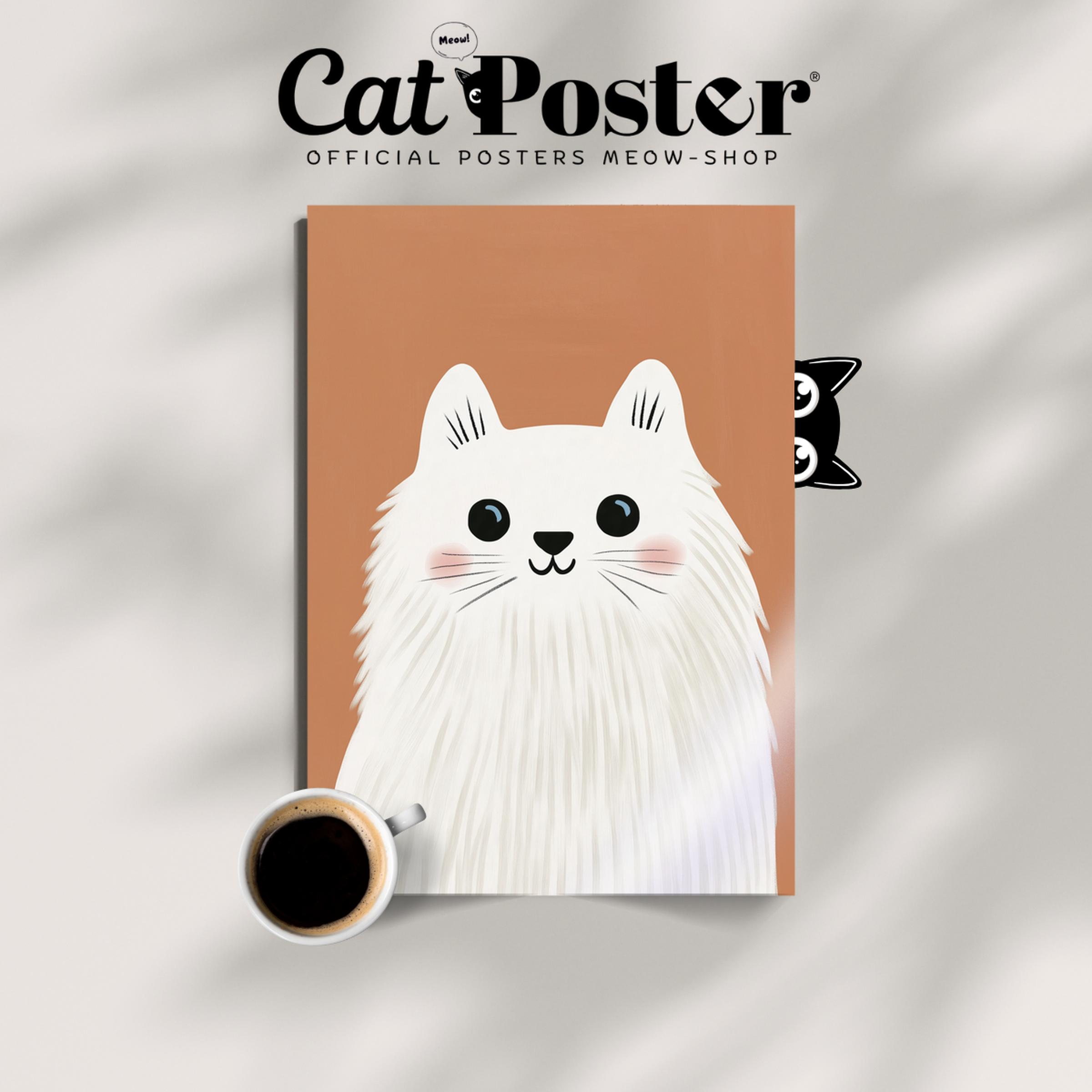 Pop Cat Fluffy White
