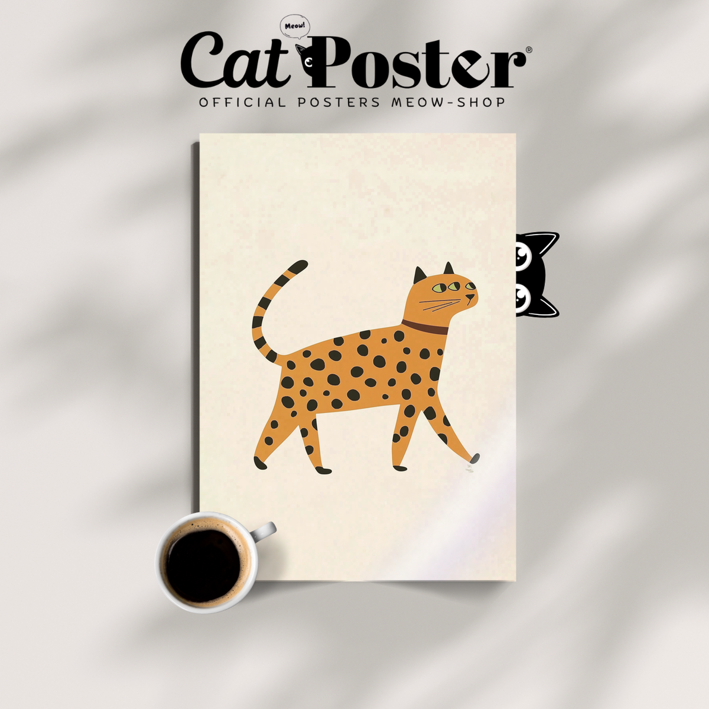 Pop Cat Leopard Walk