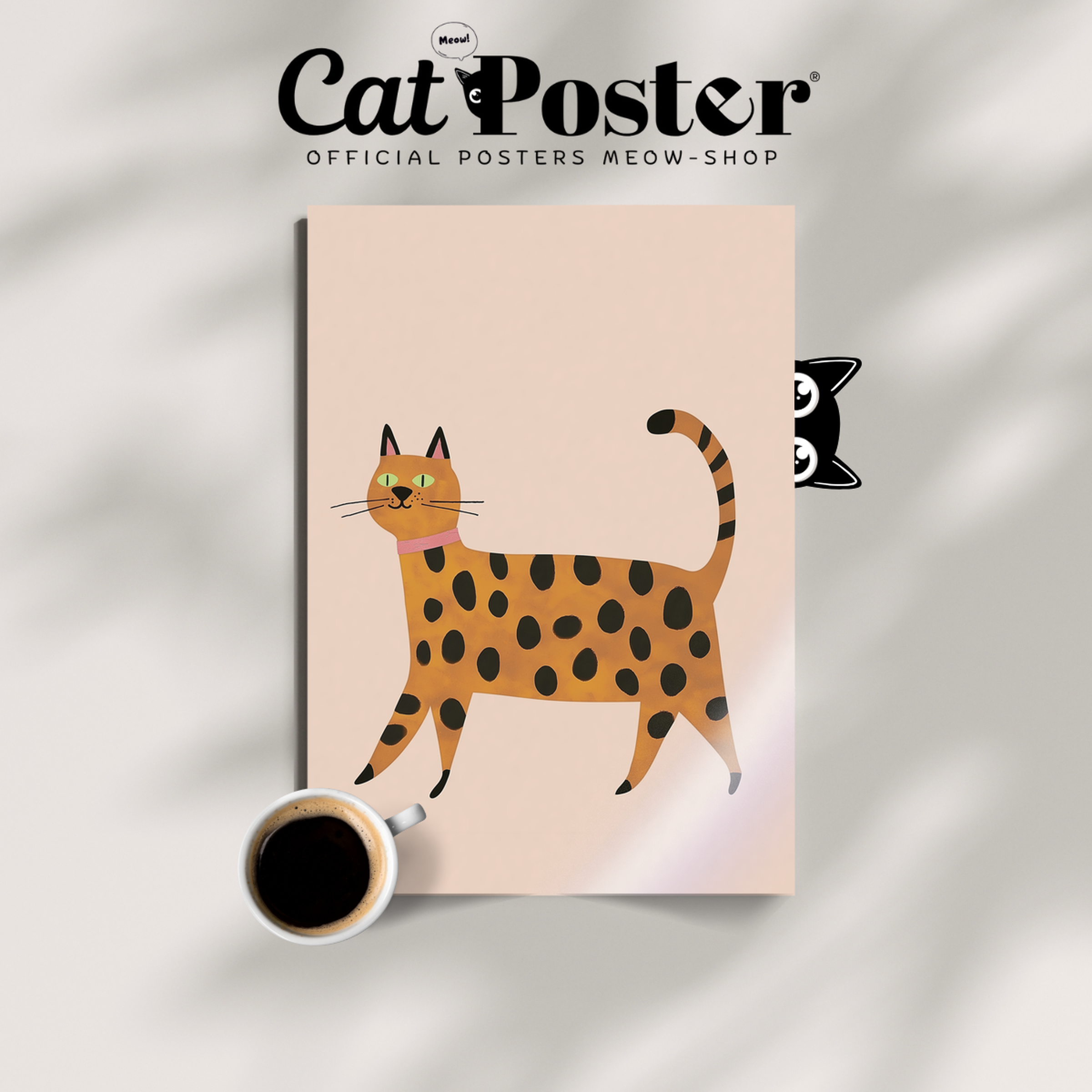 Pop Cat Orange Spots