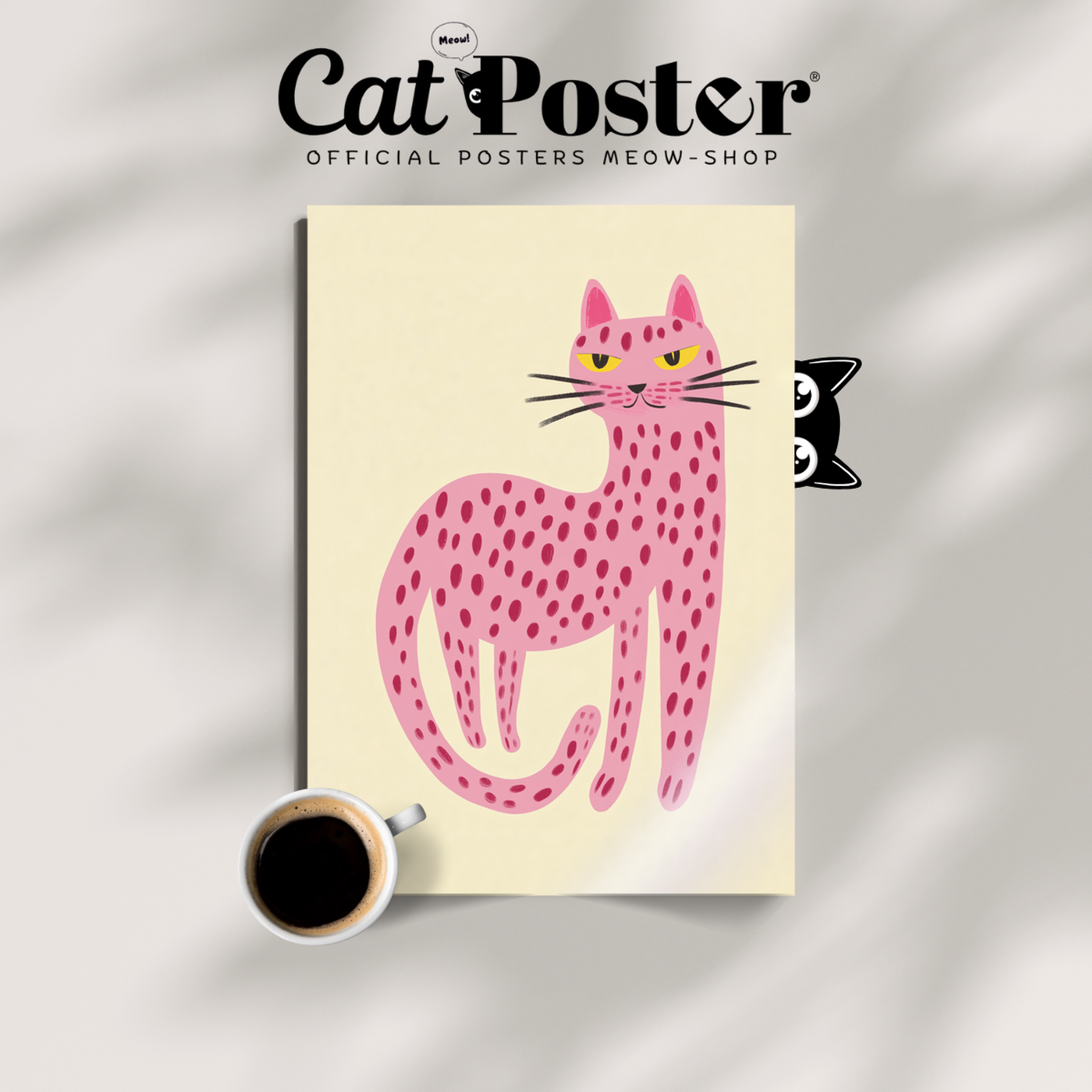 Pop Cat Pink Panther
