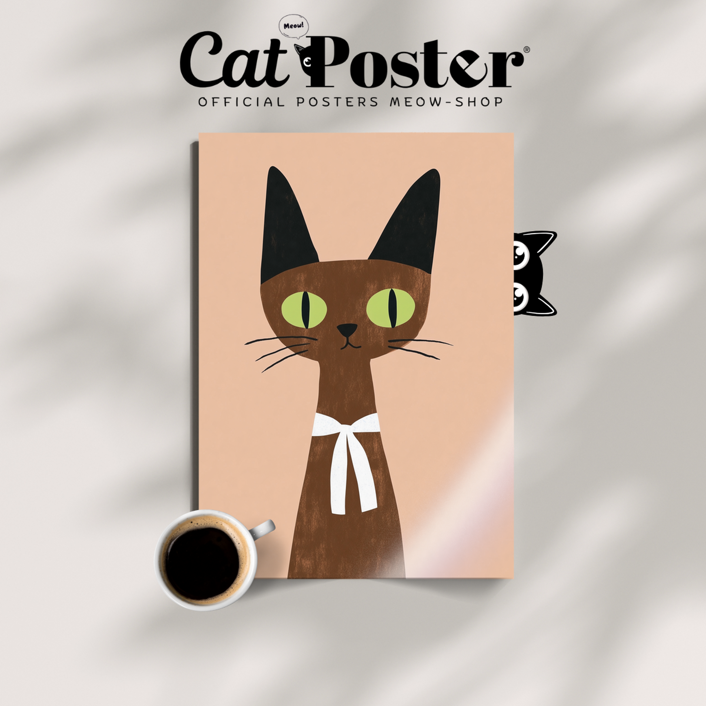 Pop Cat Tall Siamese