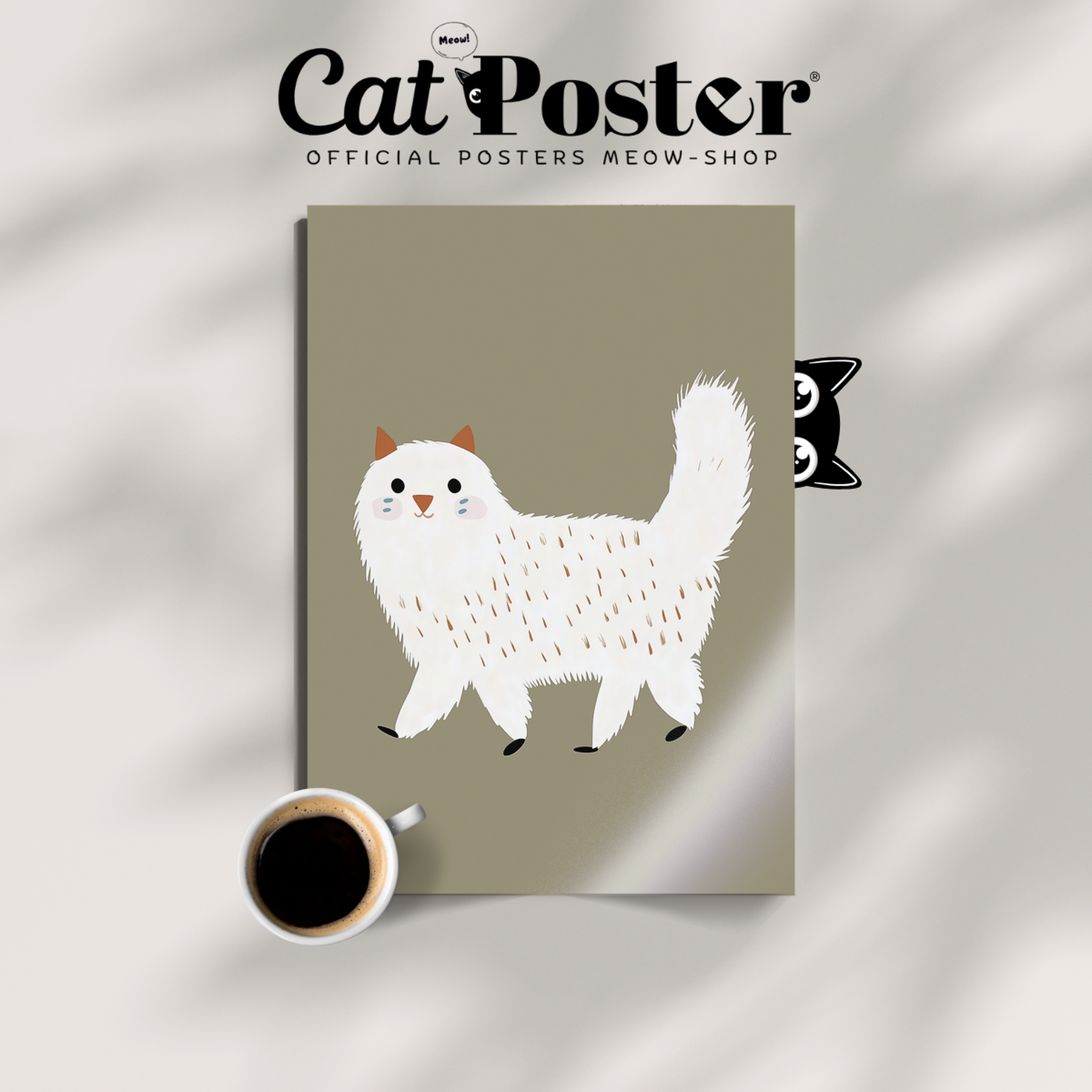 Pop Cat White Tail