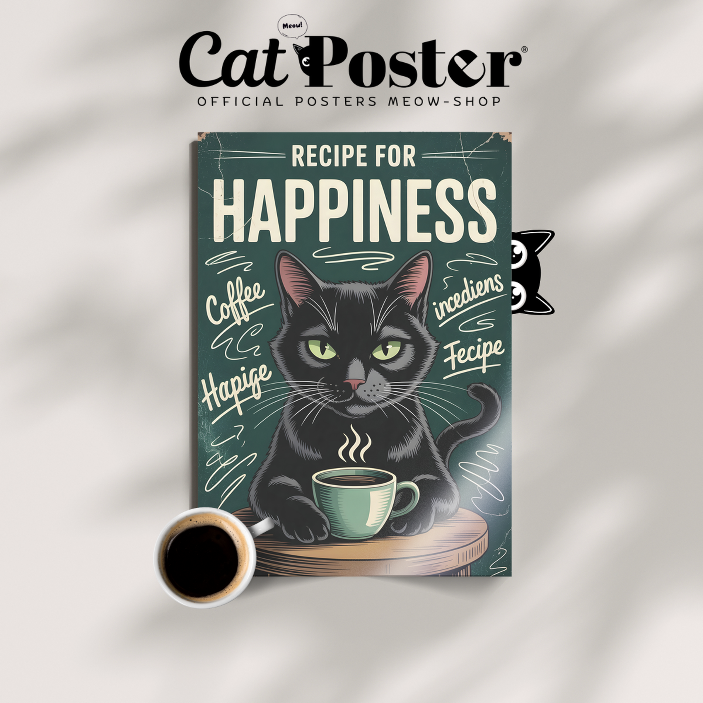 Recipe For Happiness Cat