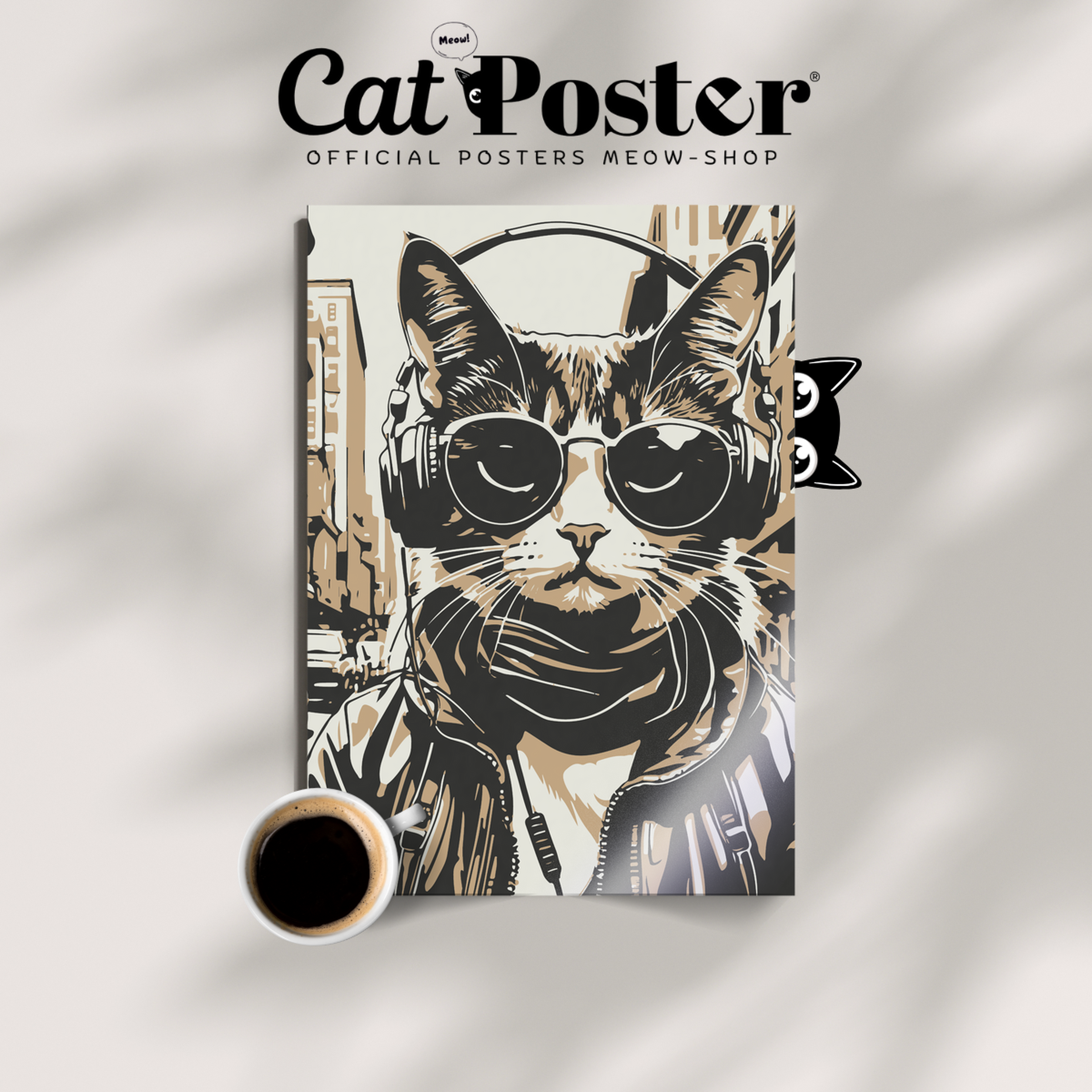 Streetwear Cat Beige