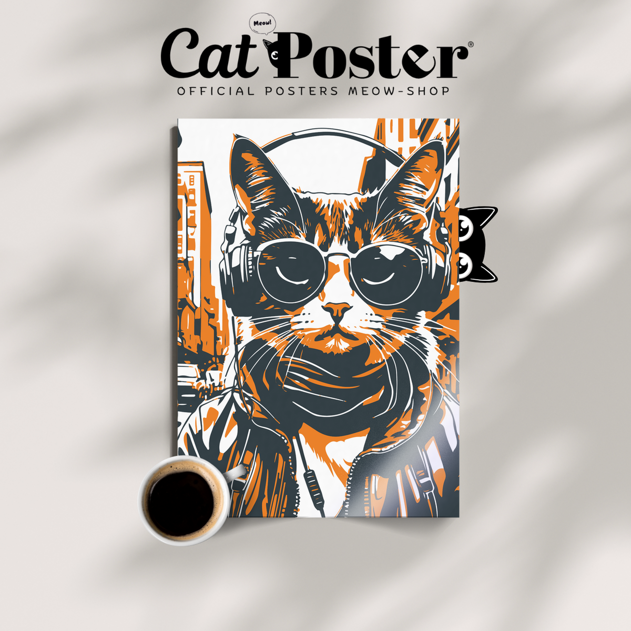 Streetwear Cat Orange