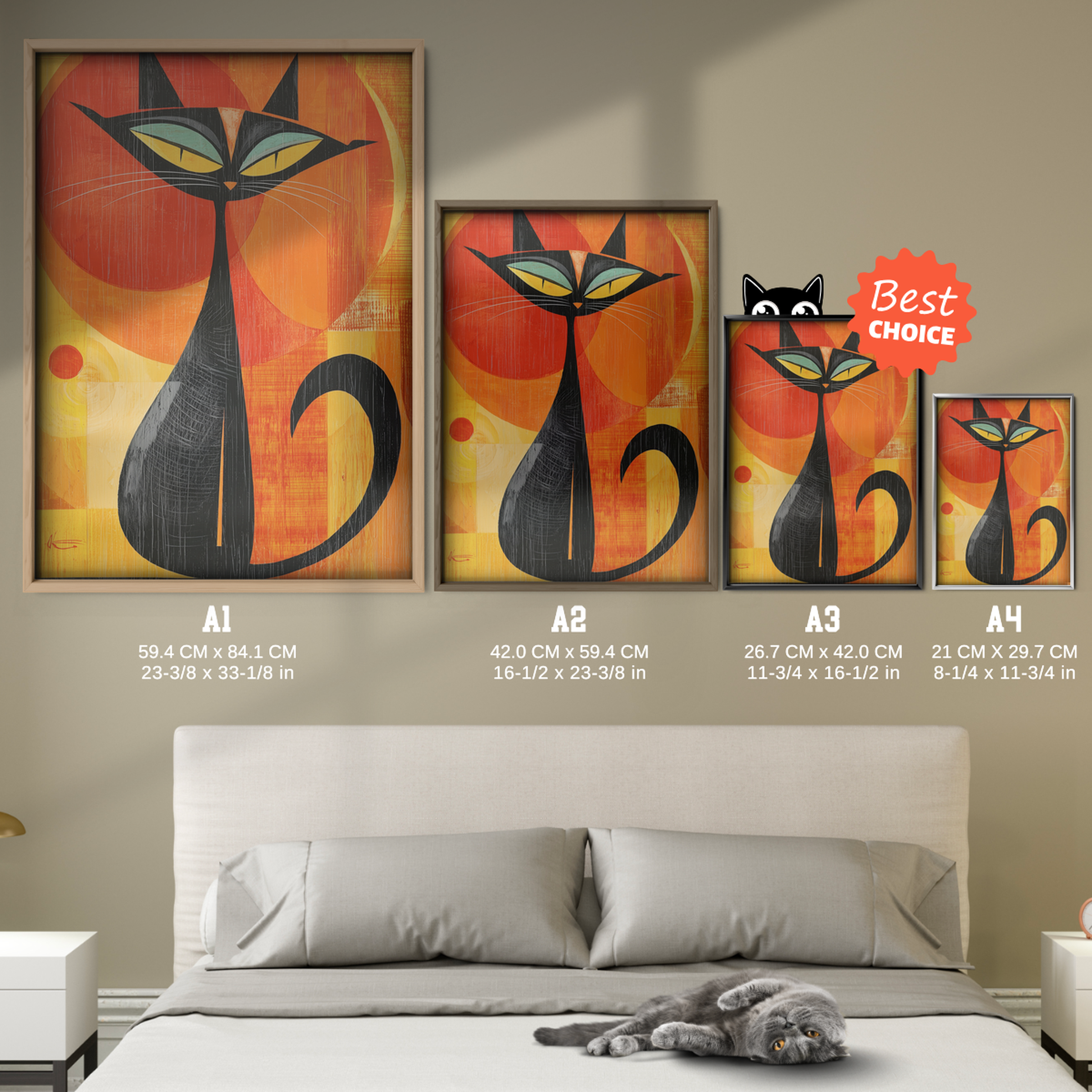 Atomic Cat Orange Glow