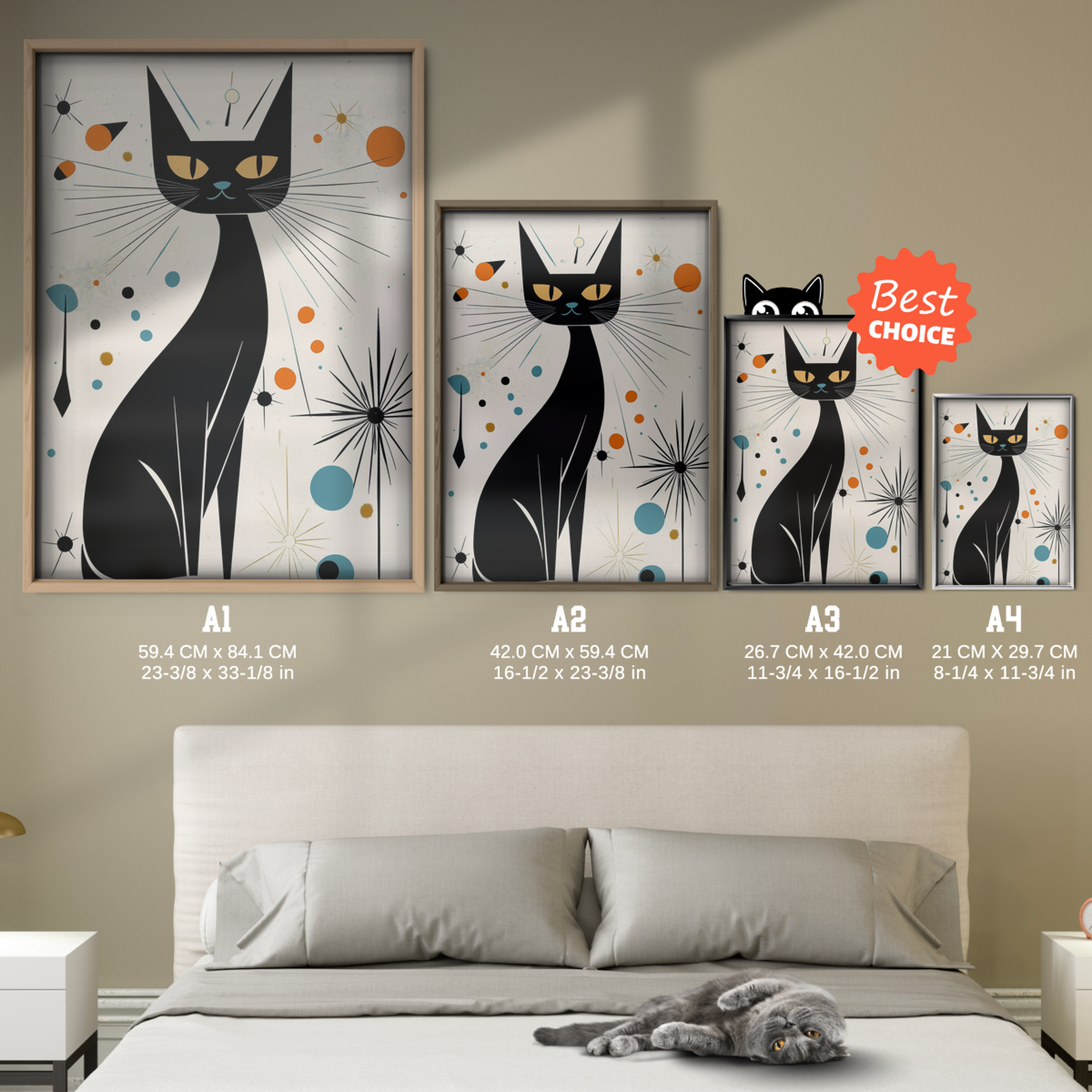 Atomic Cat Starburst Charm