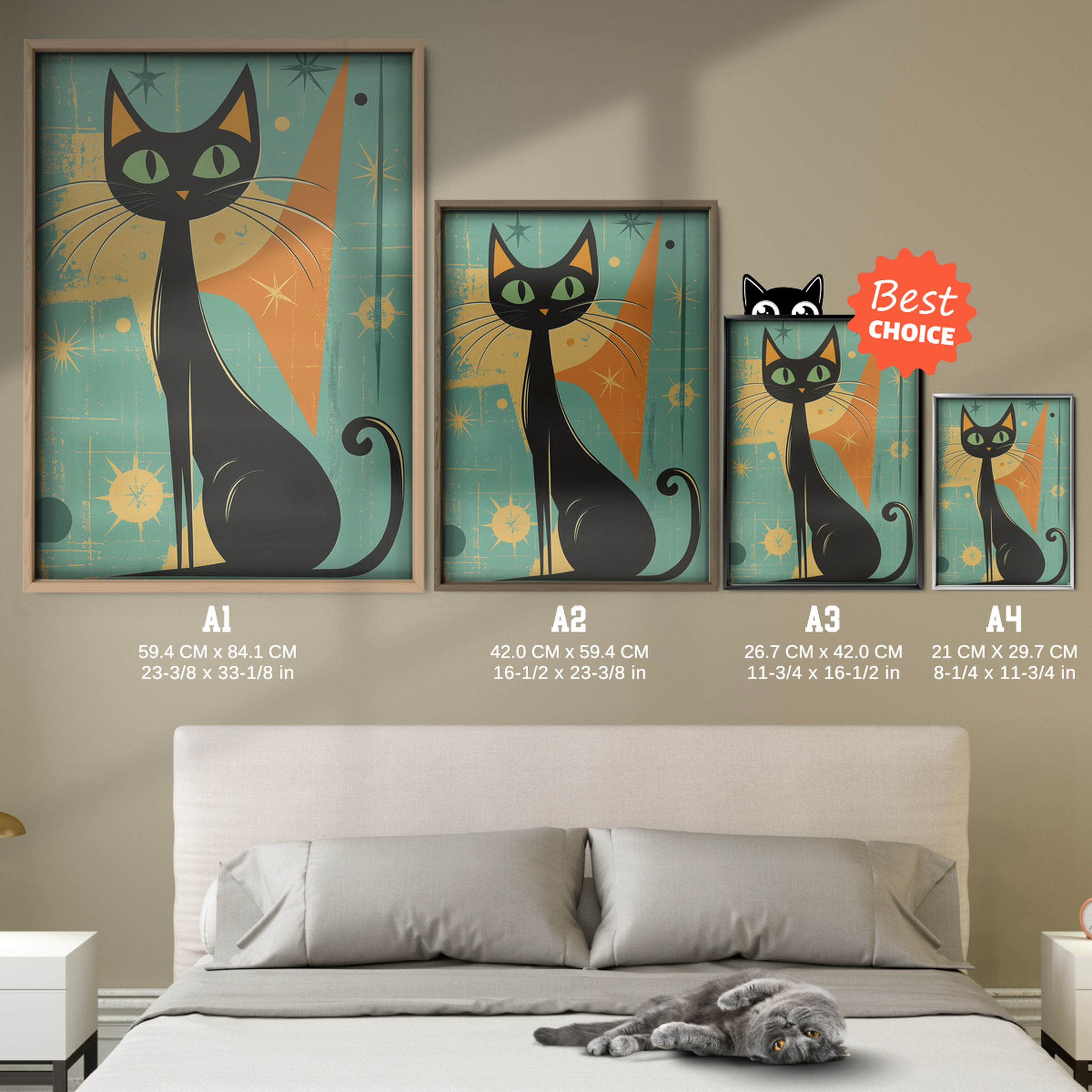 Atomic Cat Starburst Retro