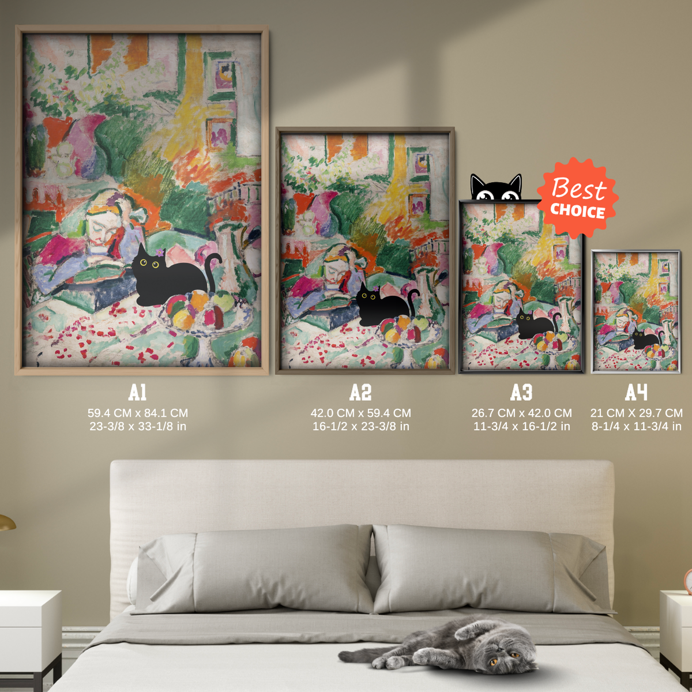 Cat With Matisse Still Life