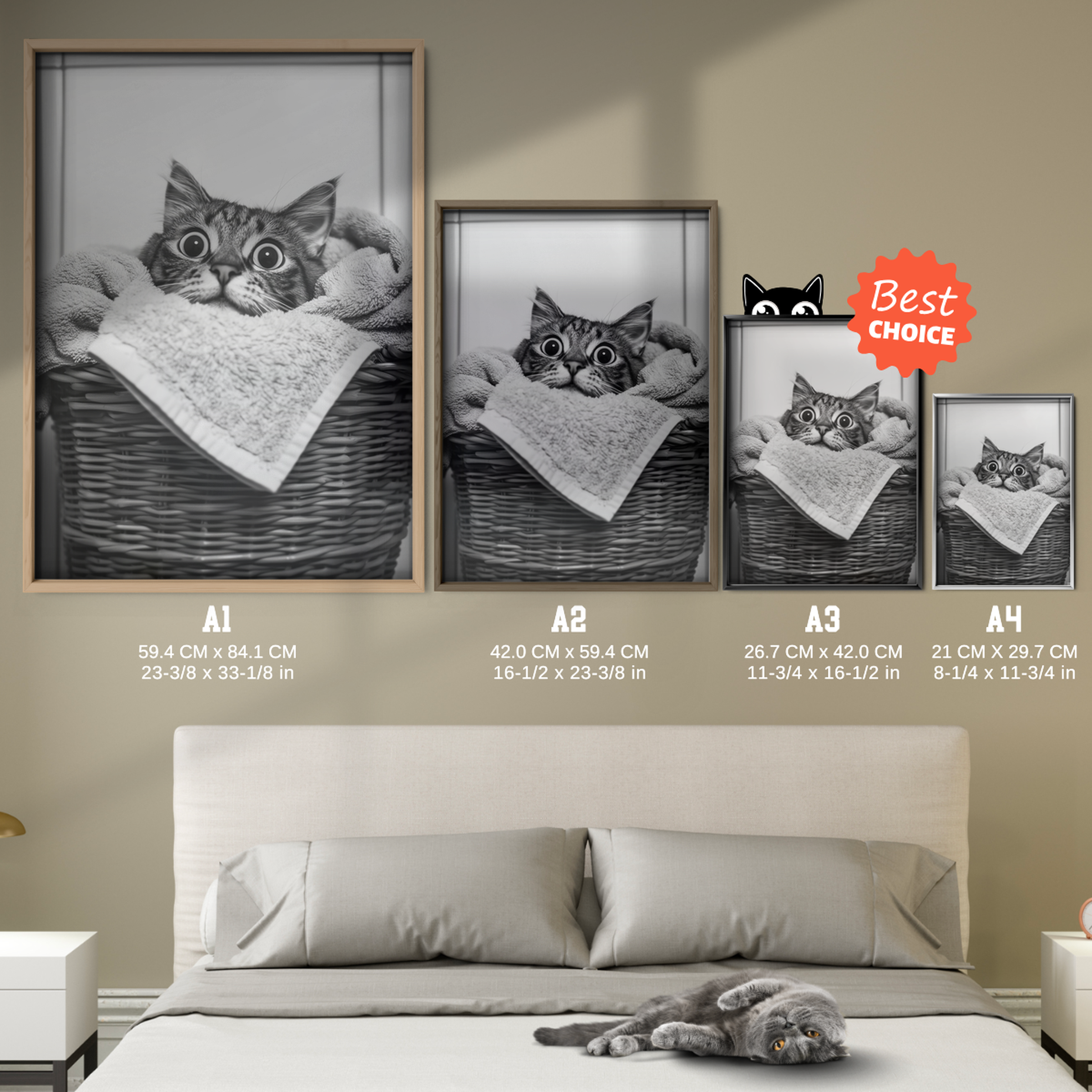 Cozy Cat Basket Eyes