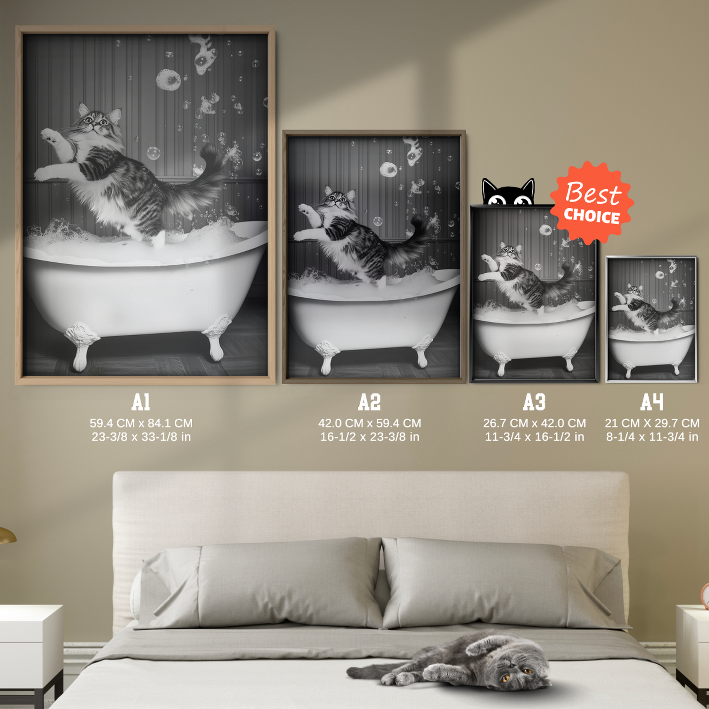 Cozy Cat Bathtub Dance