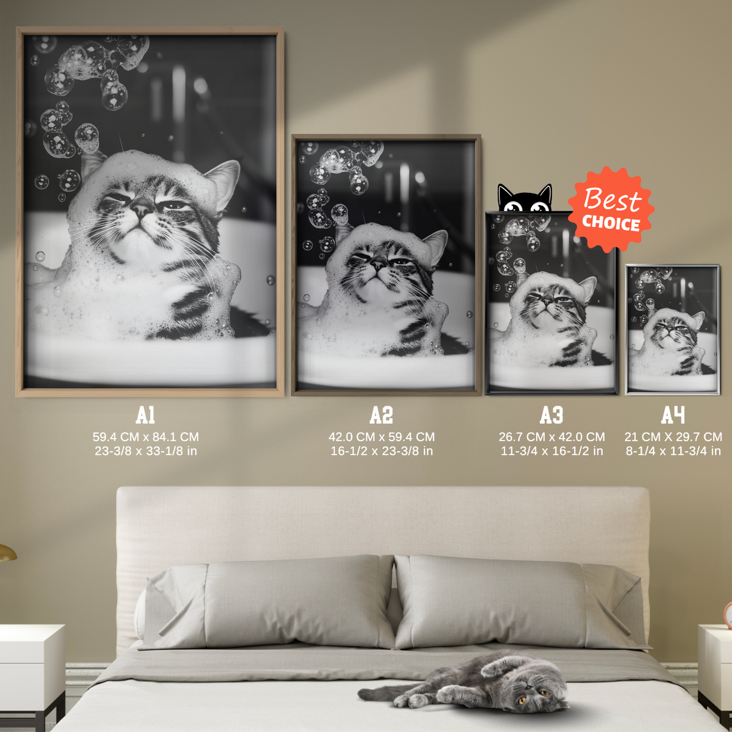 Cozy Cat Bubble Bliss