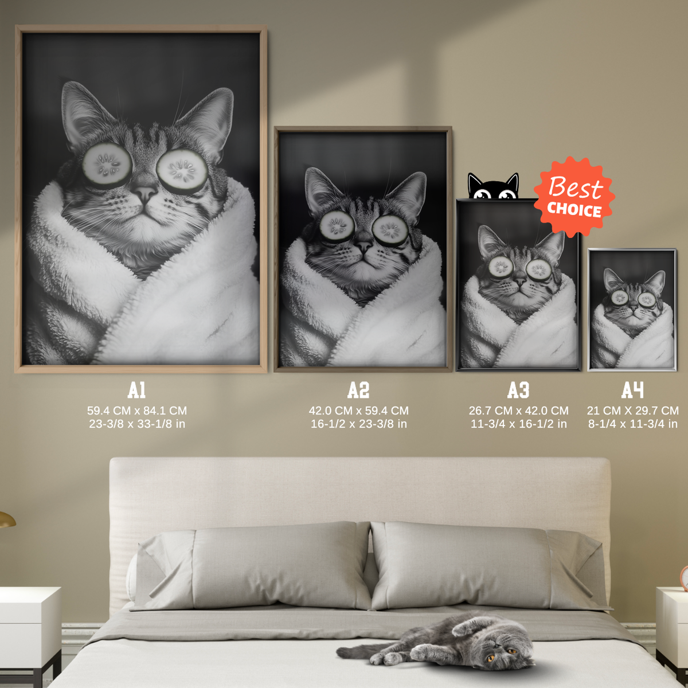 Cozy Cat Cucumber Spa