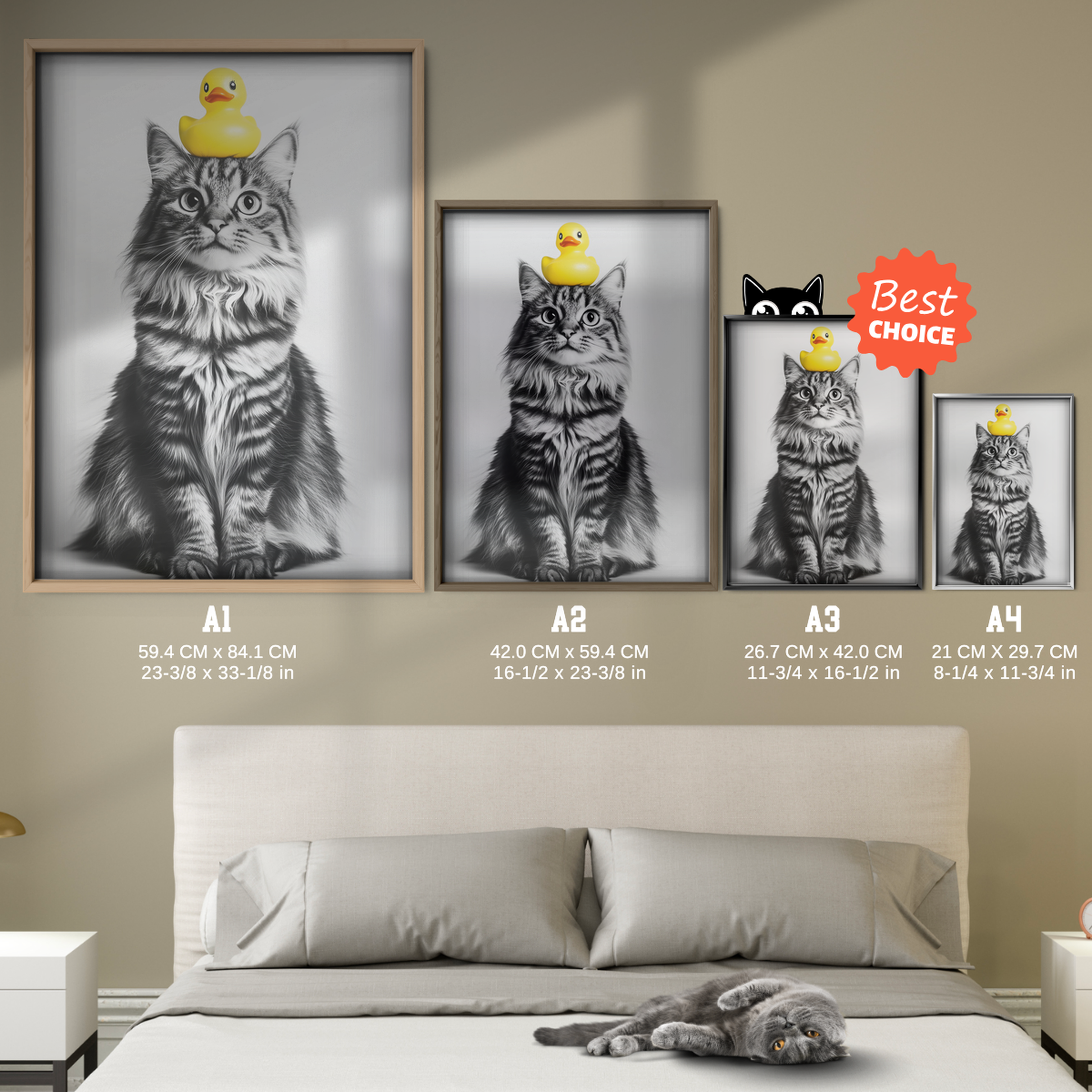 Cozy Cat Rubber Duck