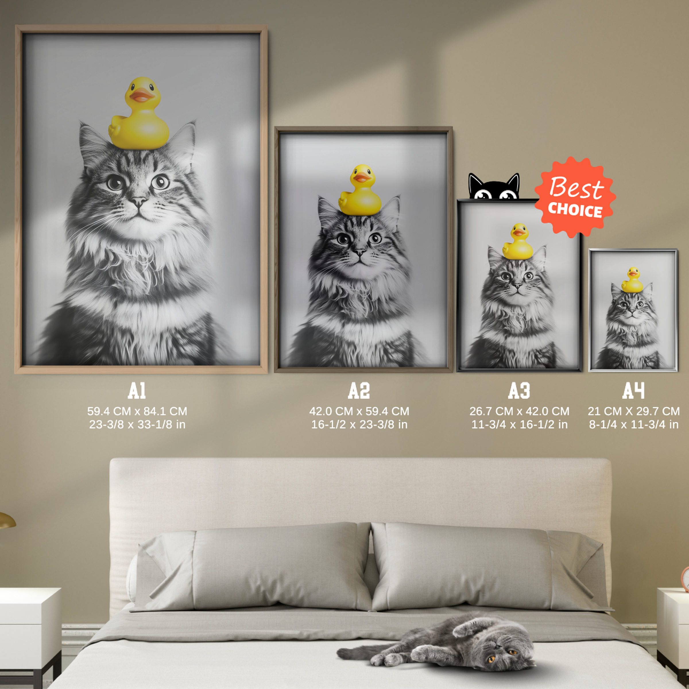 Cozy Cat Yellow Duck