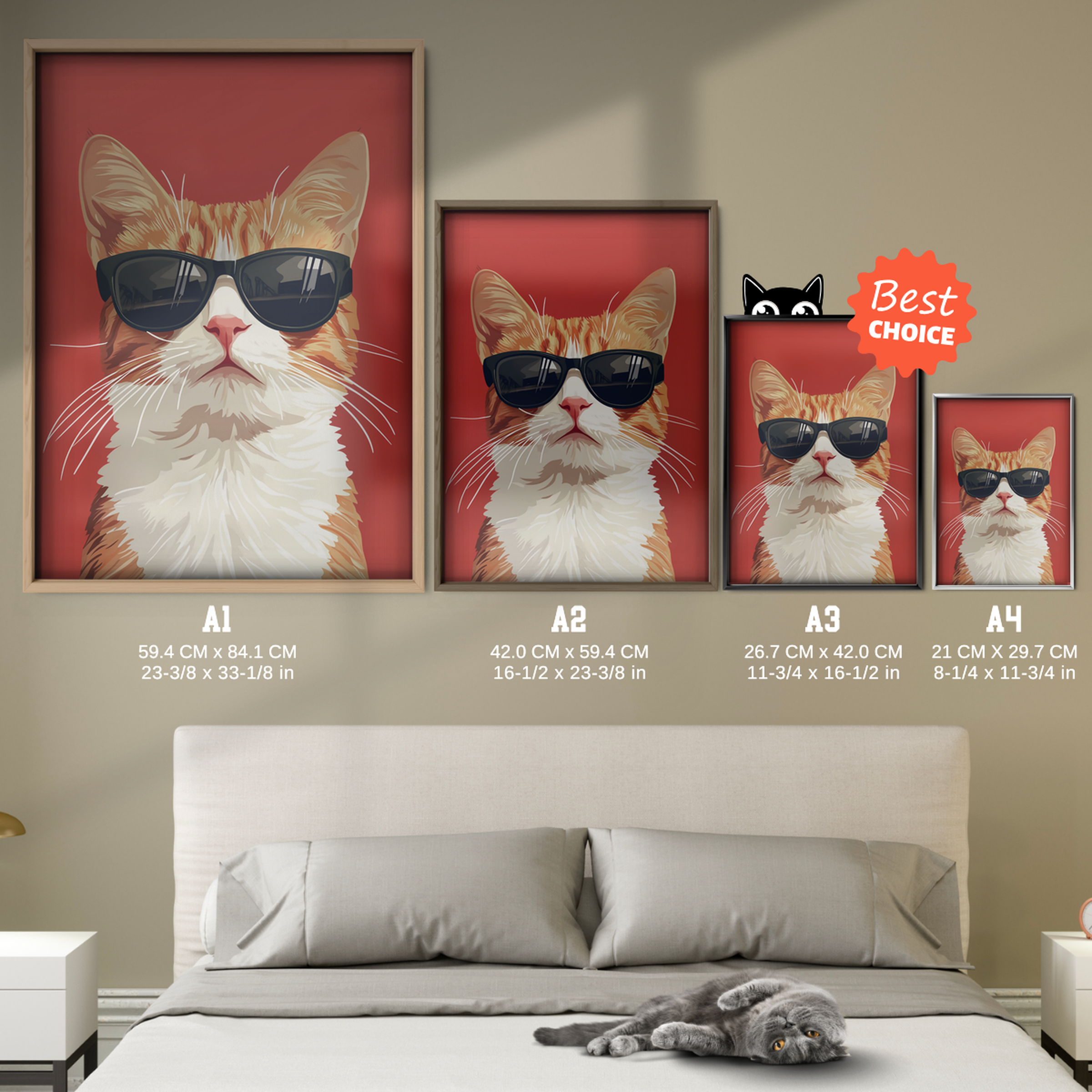 Groovy Cat Red