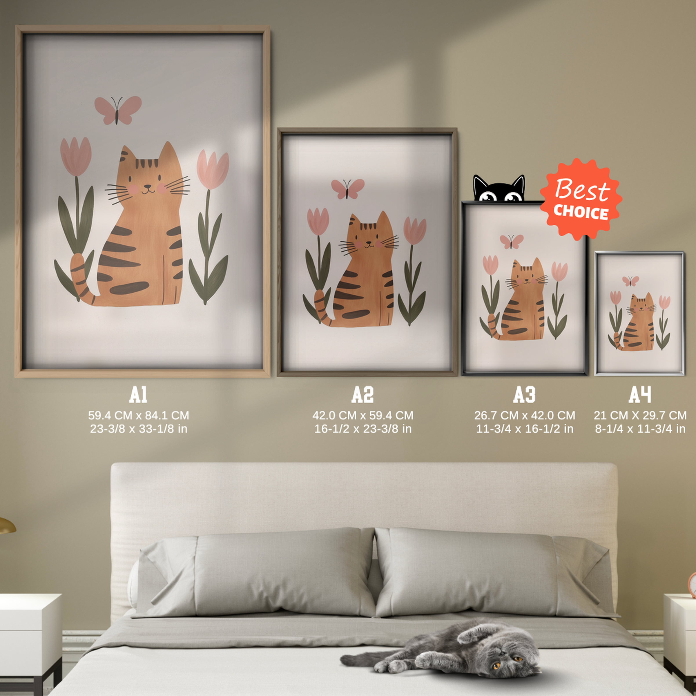 Pop Cat Butterfly Garden