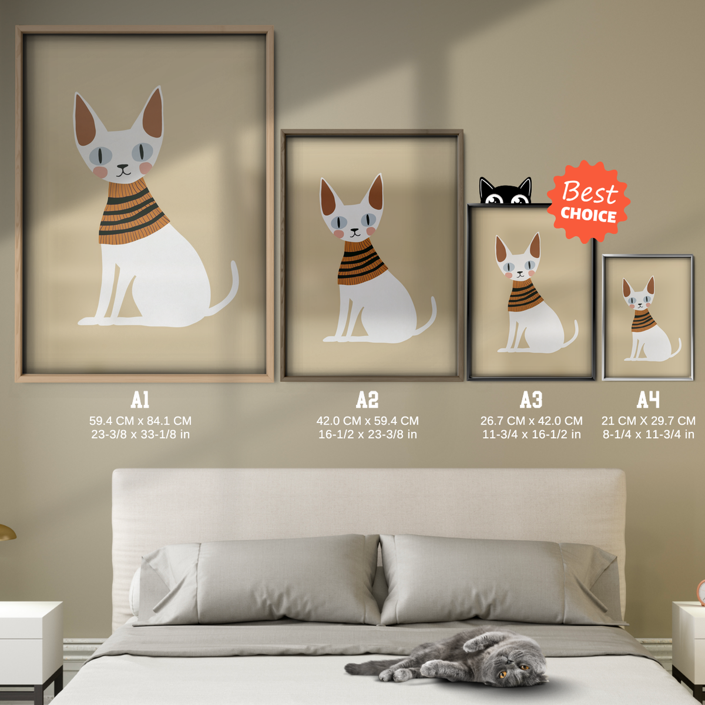 Pop Cat Cozy Sweater