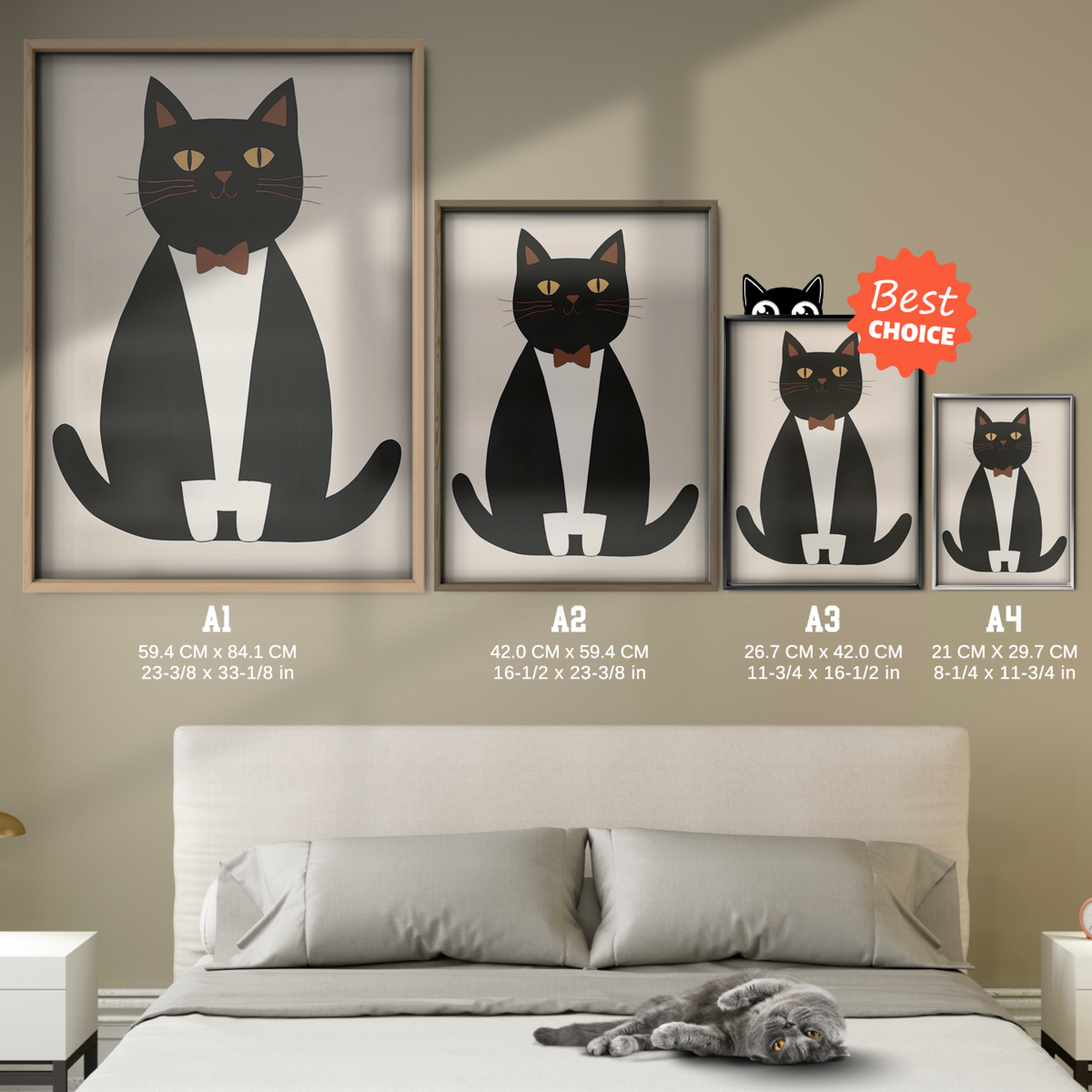 Pop Cat Dandy Bowtie