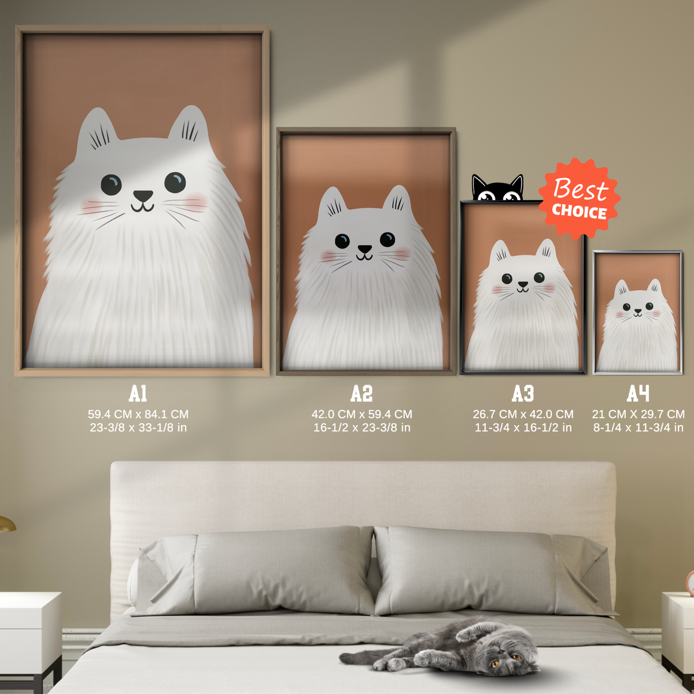 Pop Cat Fluffy White