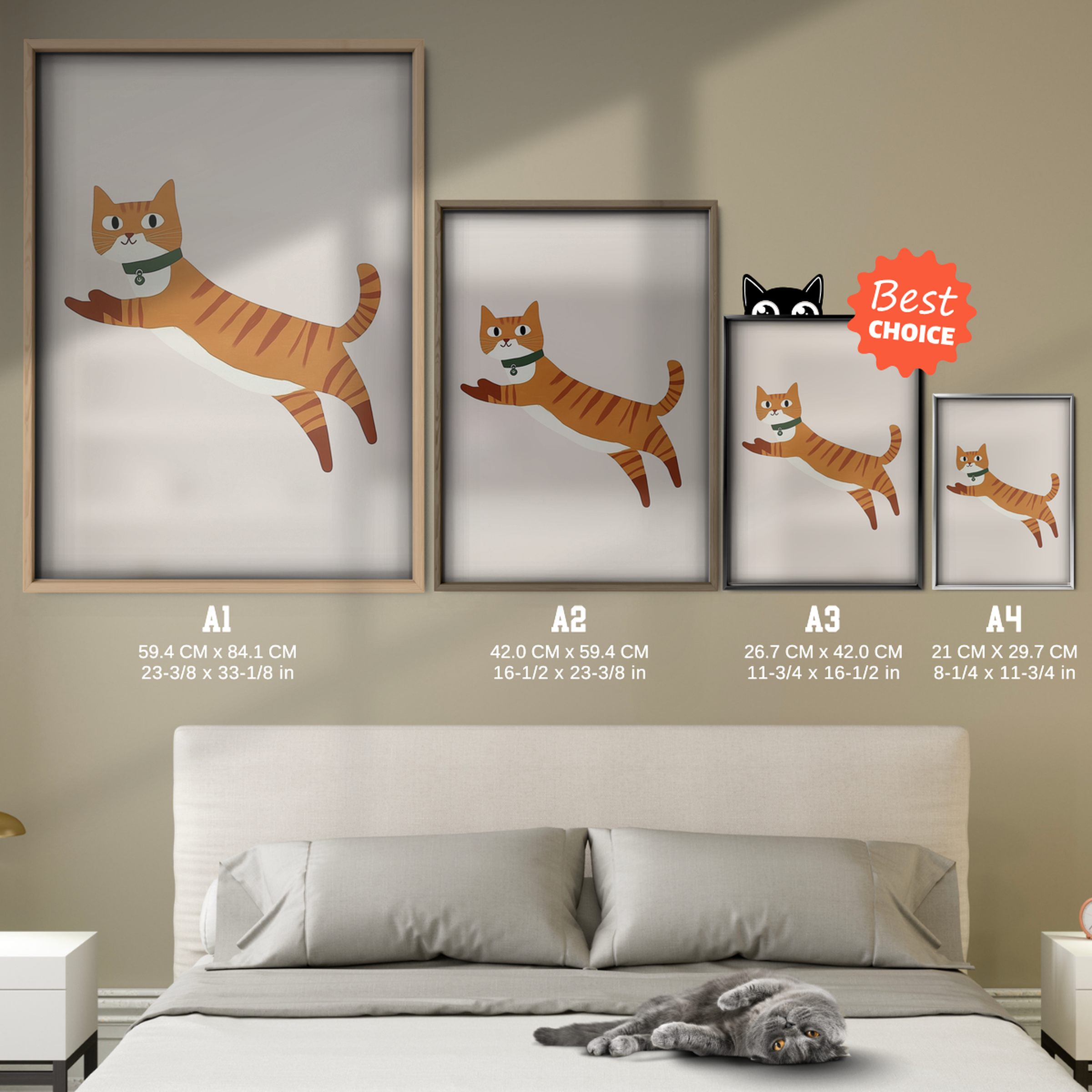 Pop Cat Leaping Tiger