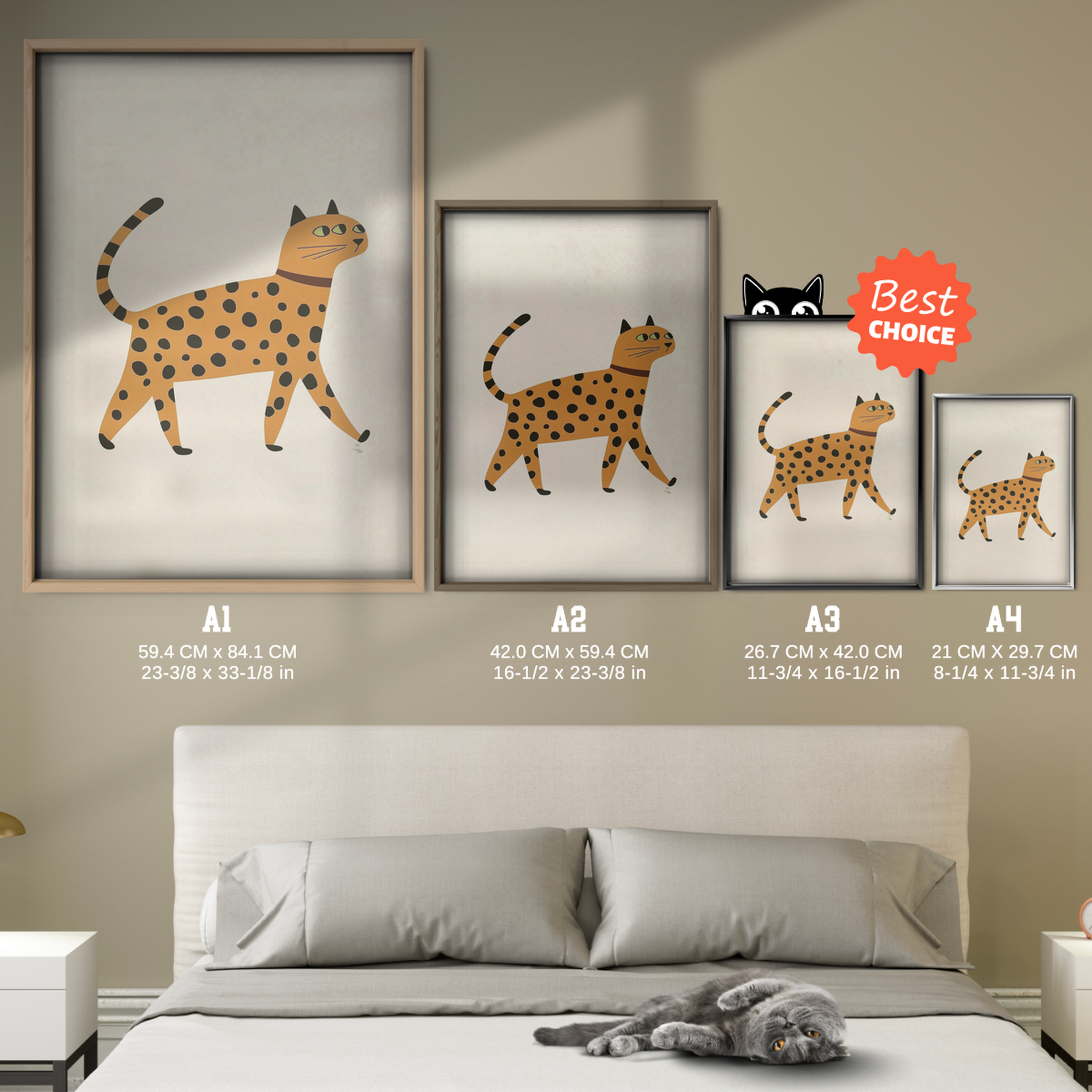 Pop Cat Leopard Walk