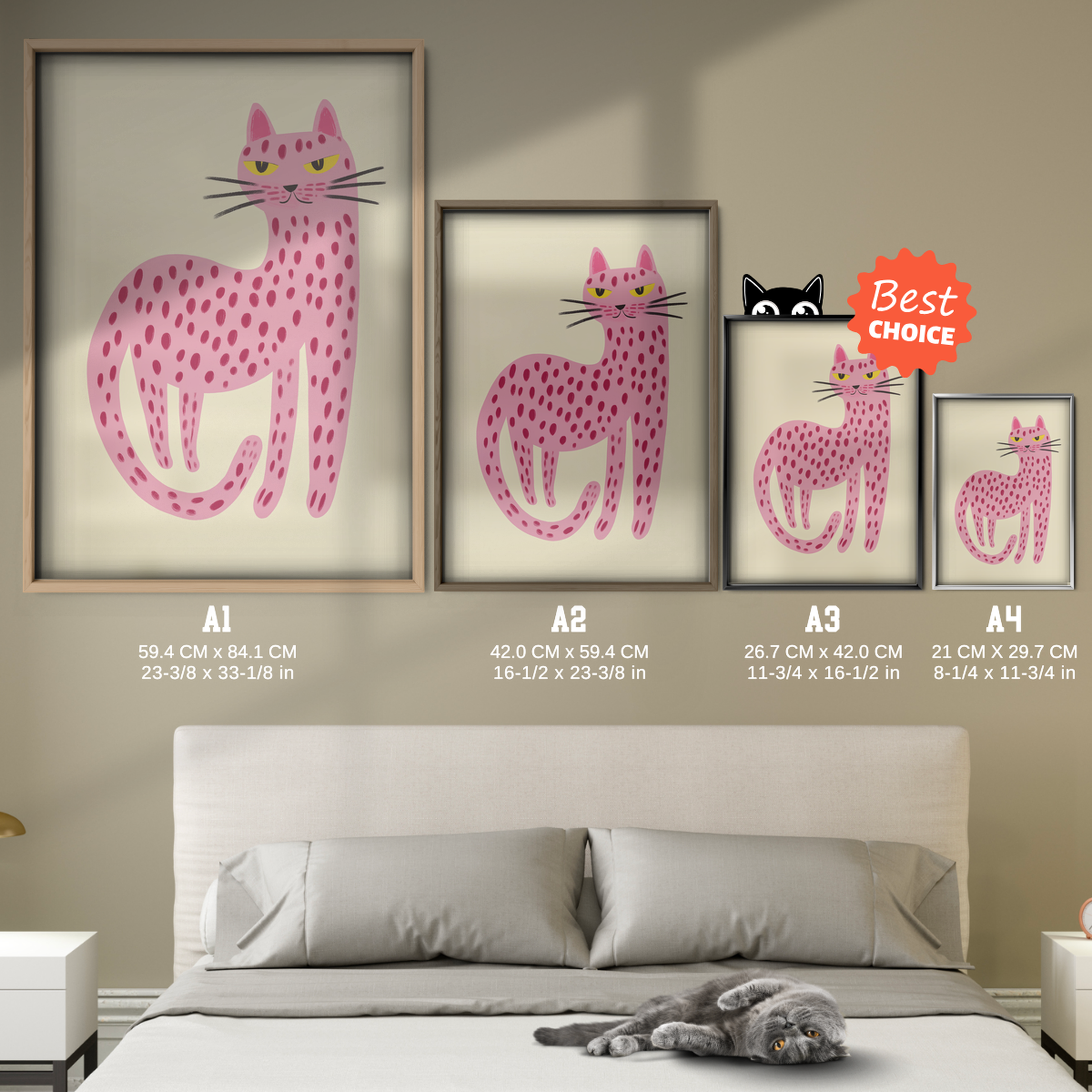 Pop Cat Pink Panther