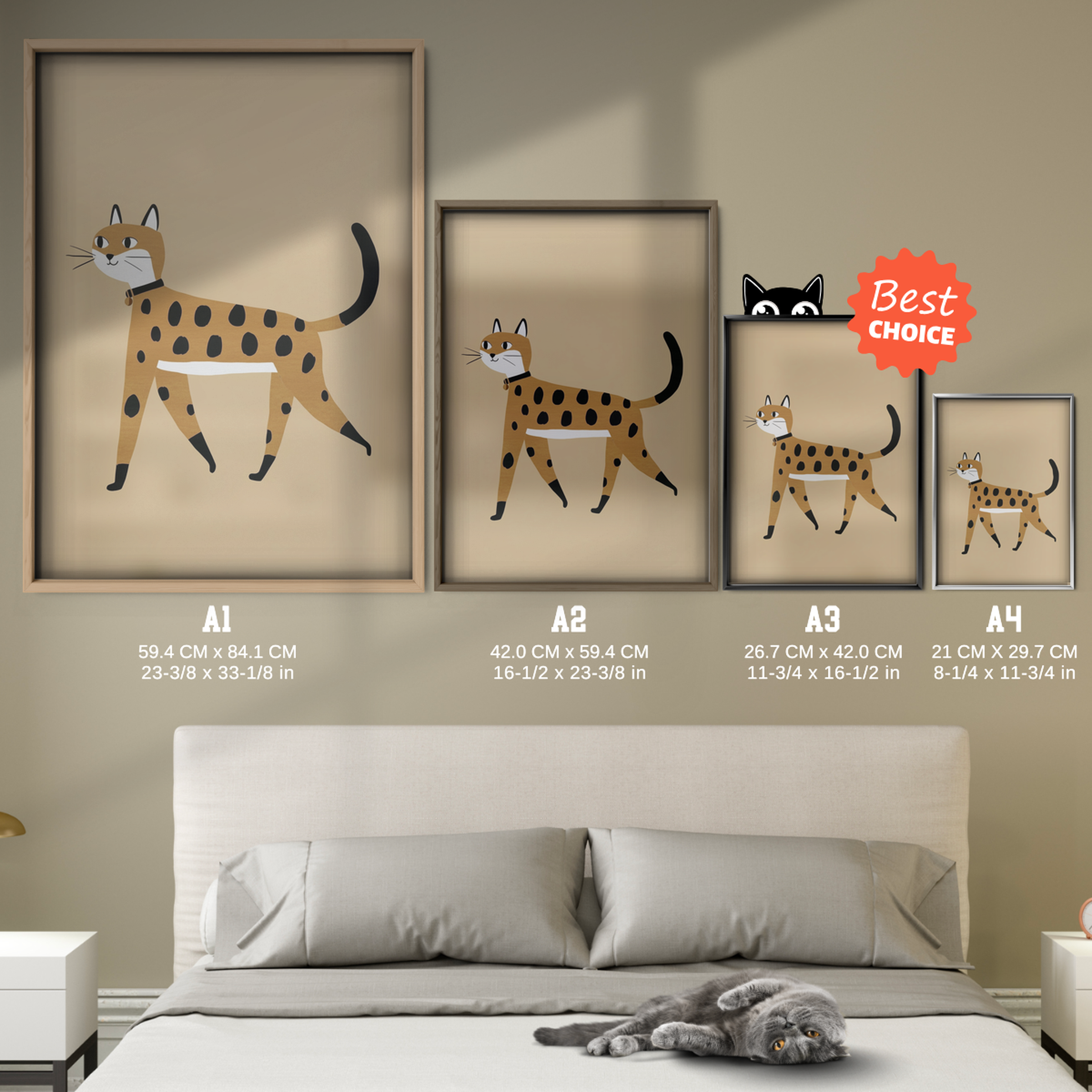 Pop Cat Spotted Walk