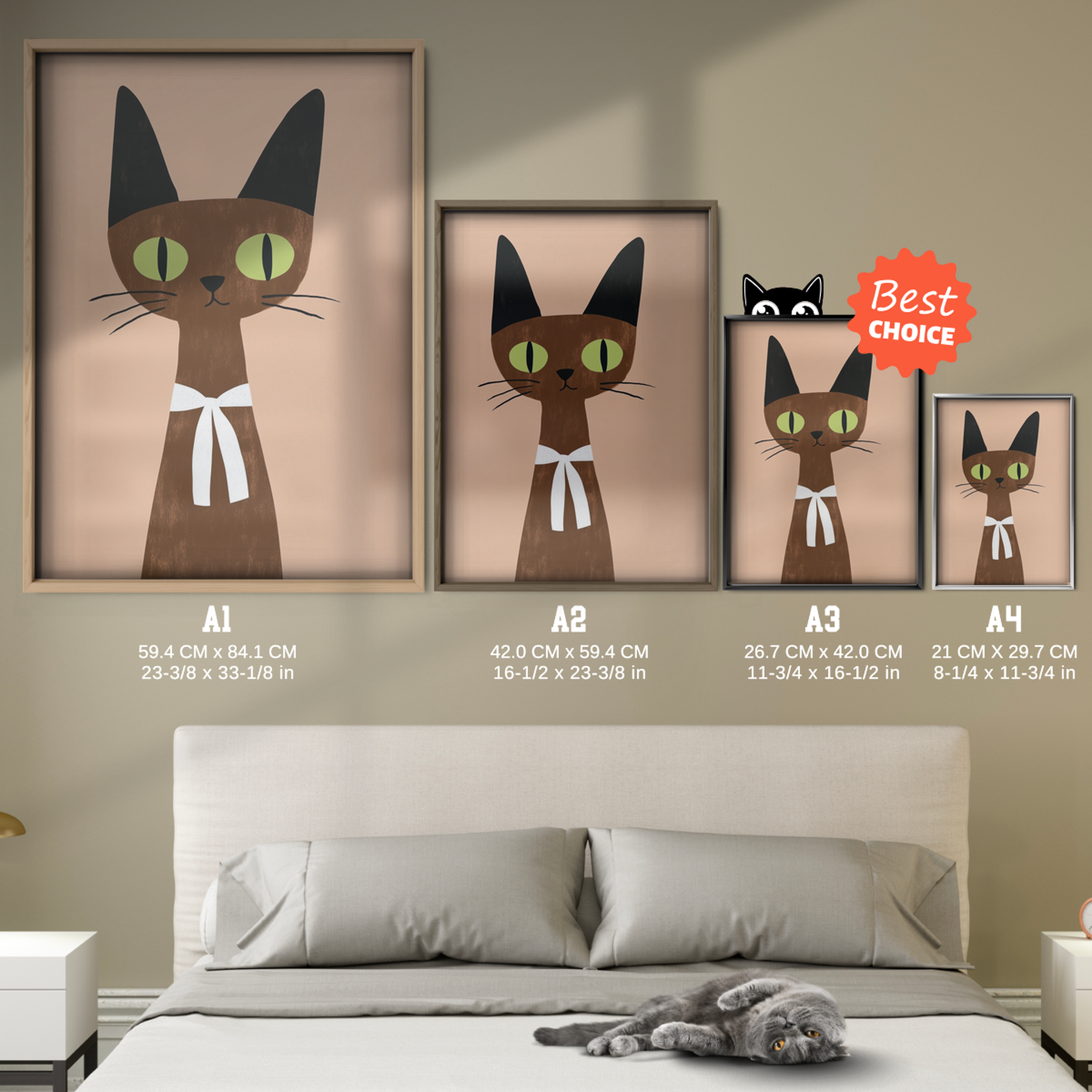 Pop Cat Tall Siamese