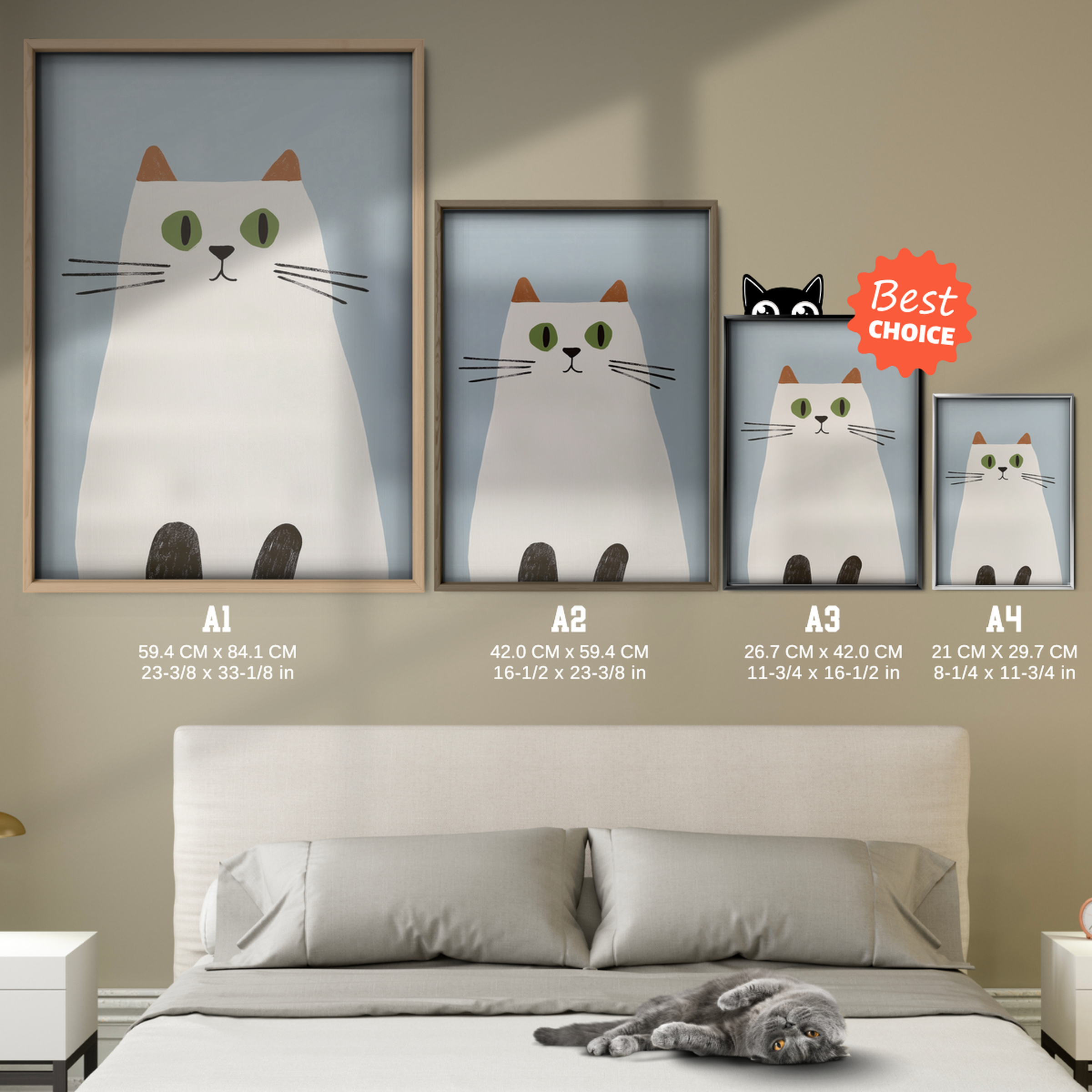 Pop Cat White Whiskers