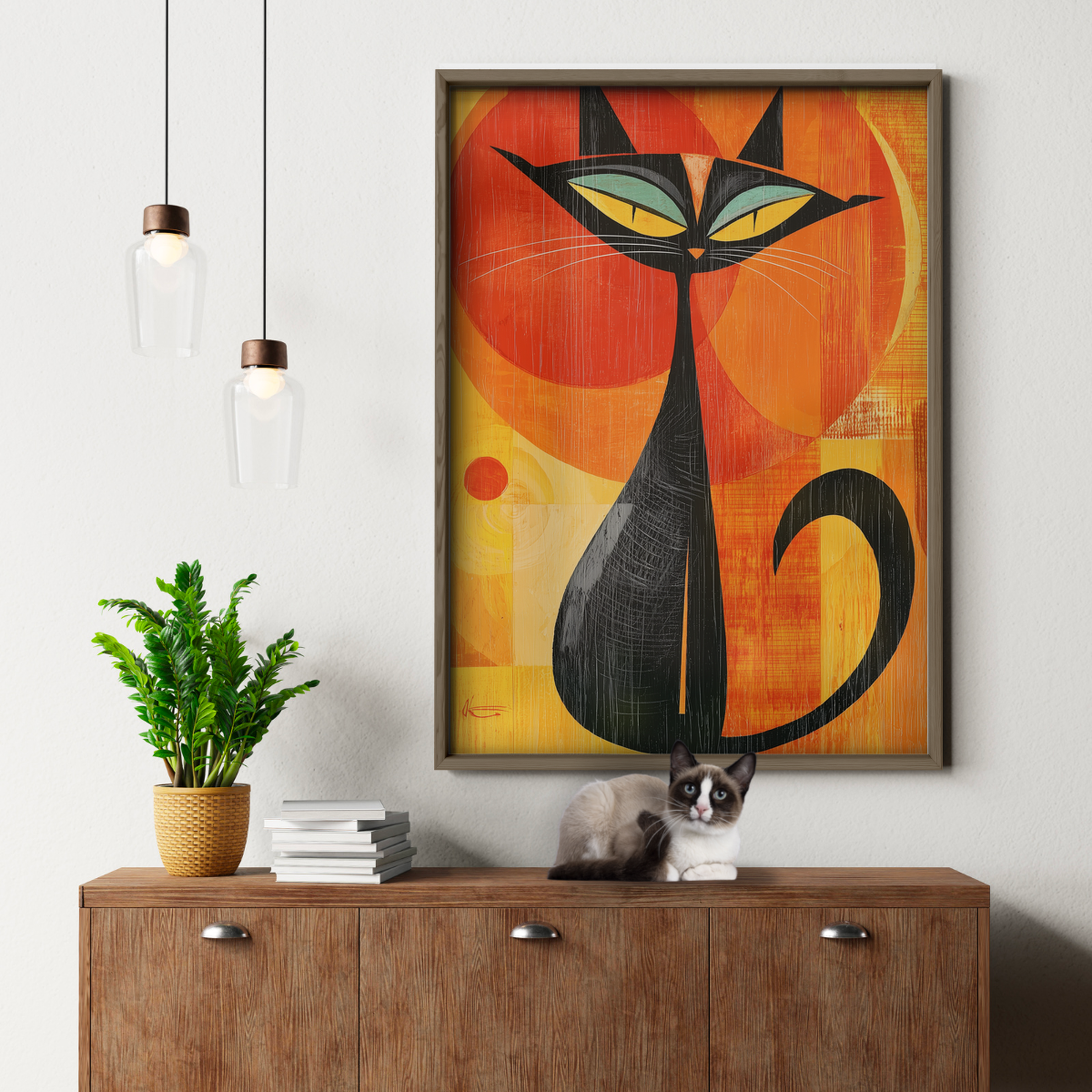 Atomic Cat Orange Glow